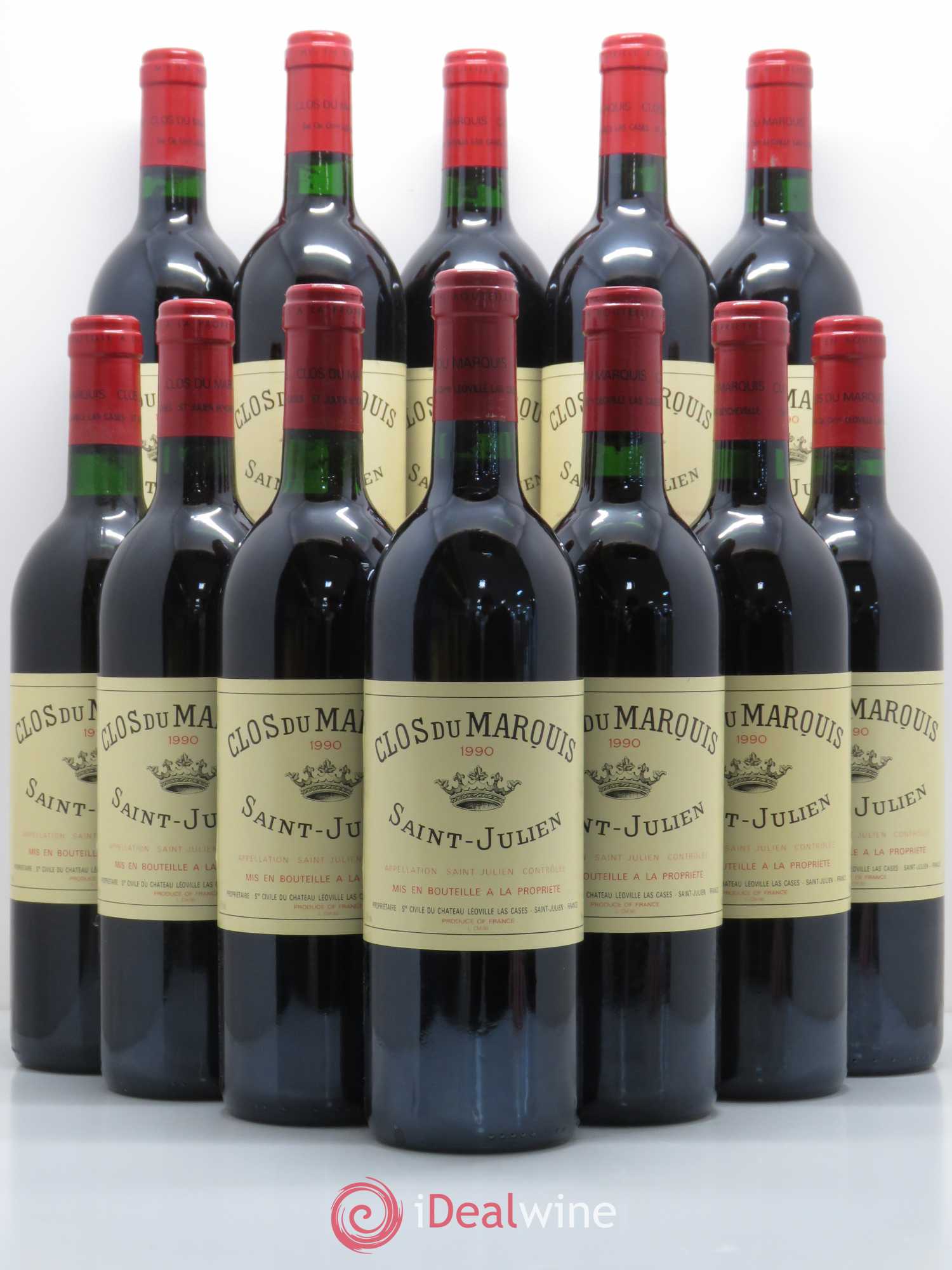 Clos du Marquis 1990 - Lot de 12 bouteilles - 0