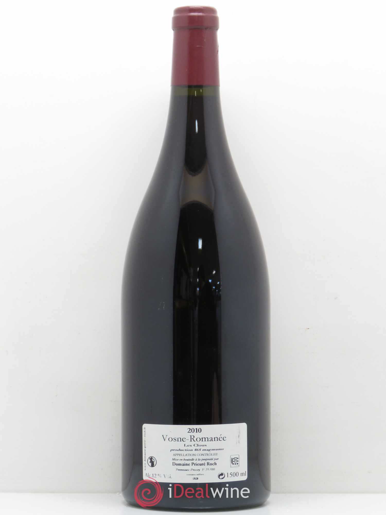 Vosne-Romanée Les Clous Prieuré Roch 2010 - Lot de 1 magnum - 1