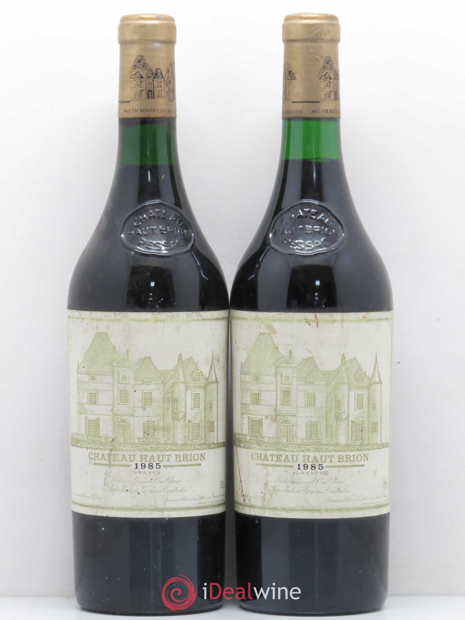 Château Haut Brion 1er Grand Cru Classé 1985 - Lot de 2 bouteilles - 0