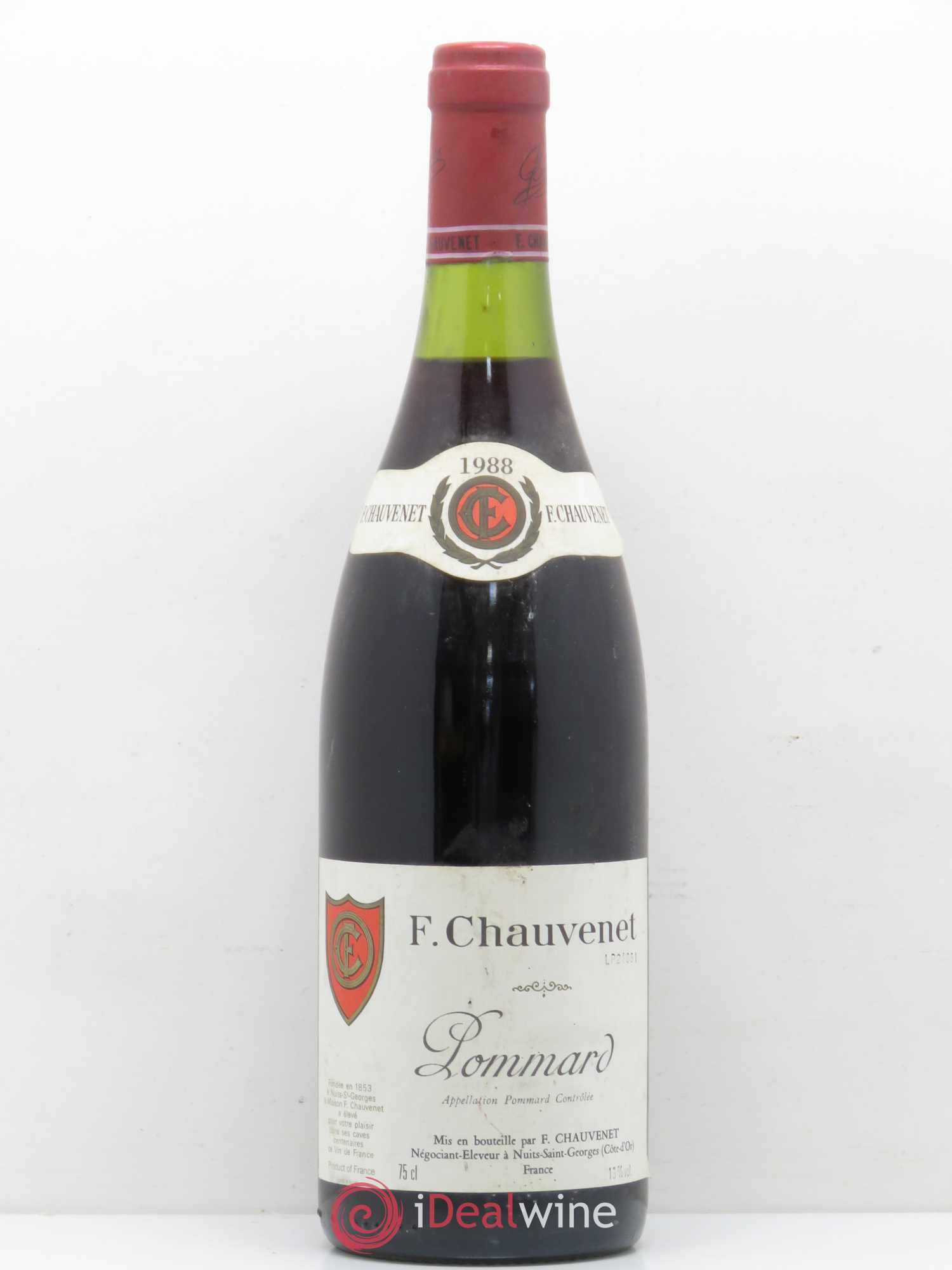 Pommard Chauvenet 1988 - Lot de 1 bouteille - 0