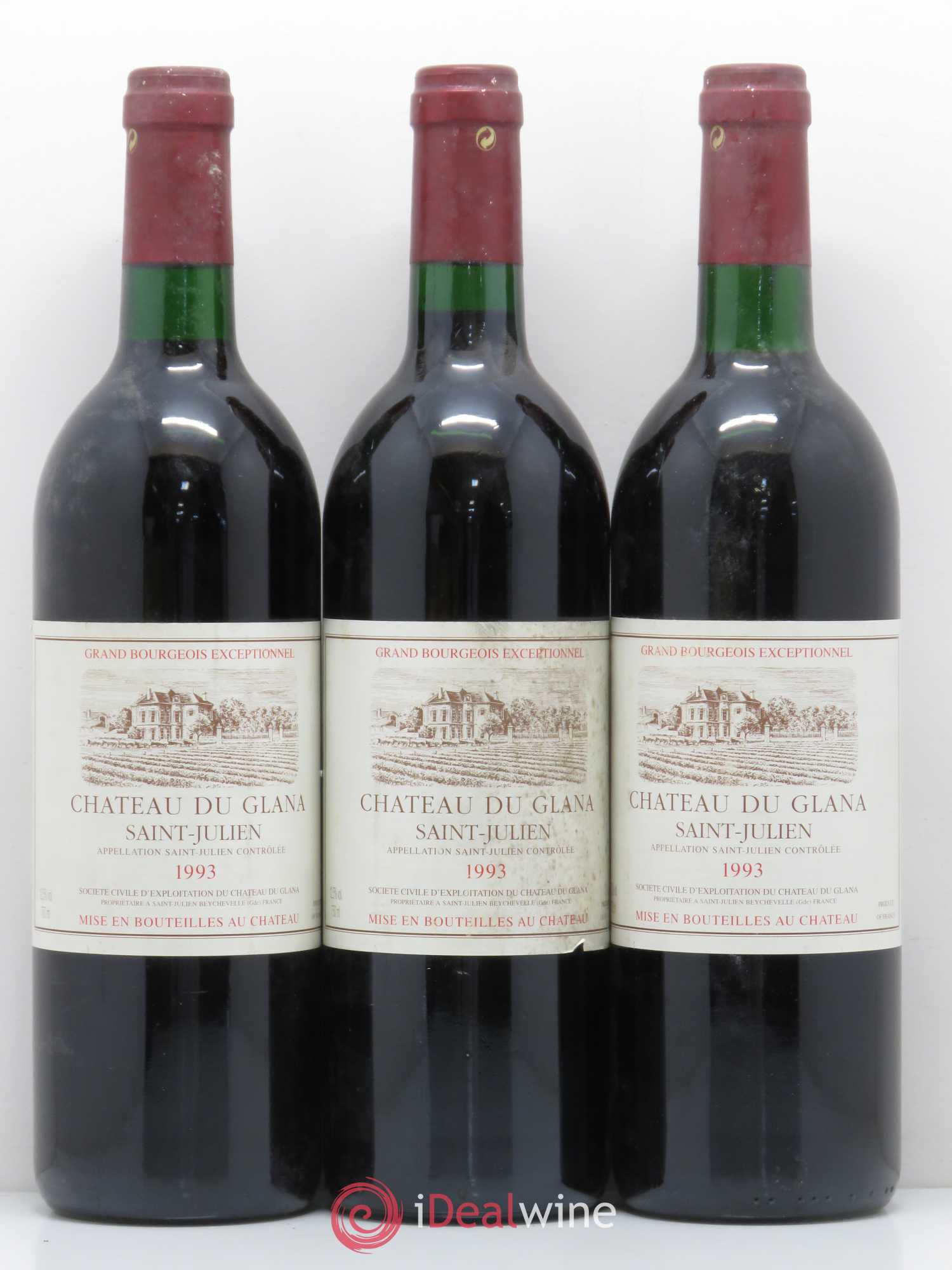 Château du Glana 1993 - Lot de 5 bouteilles - 1