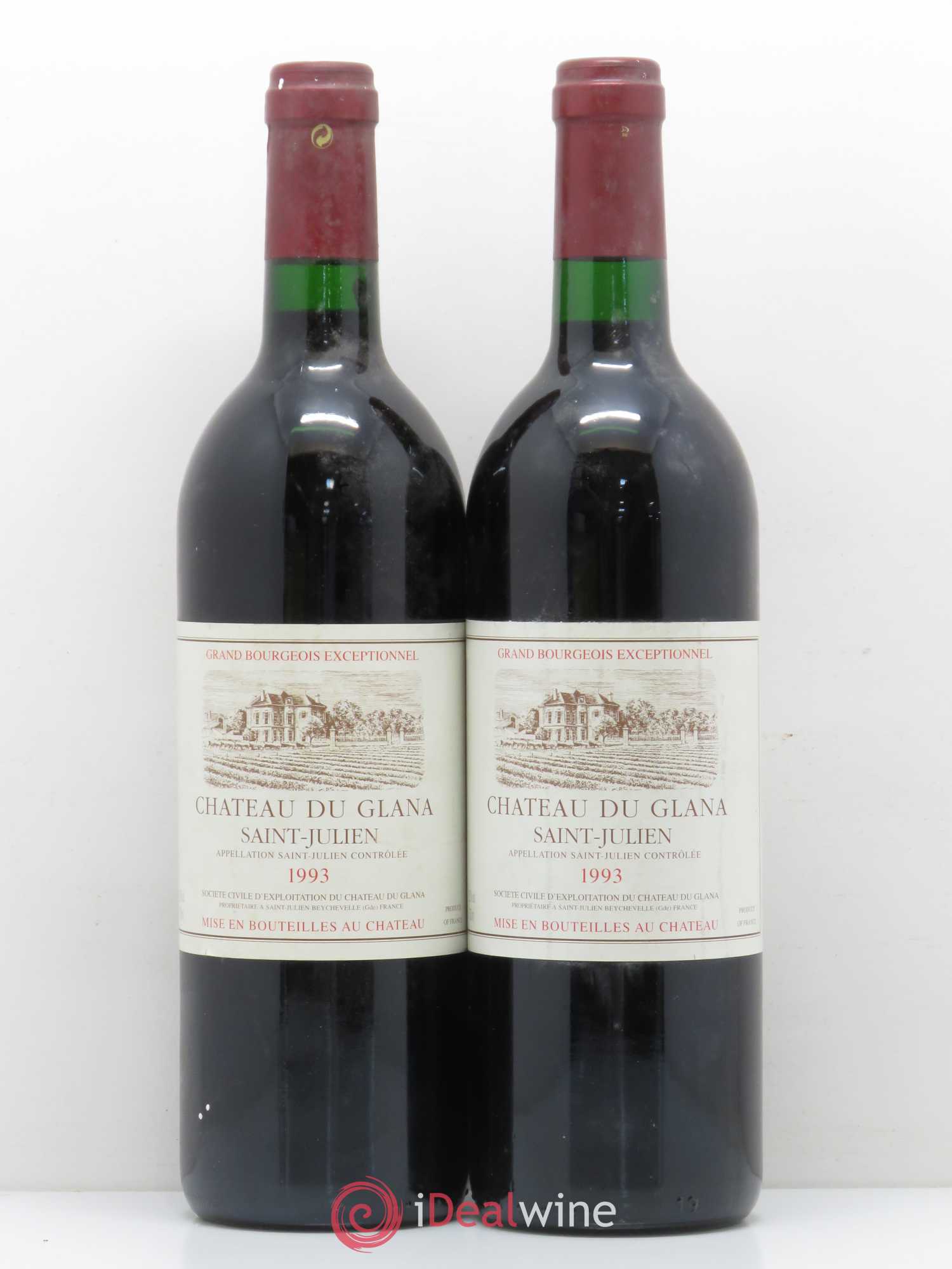 Château du Glana 1993 - Lot de 5 bouteilles - 2