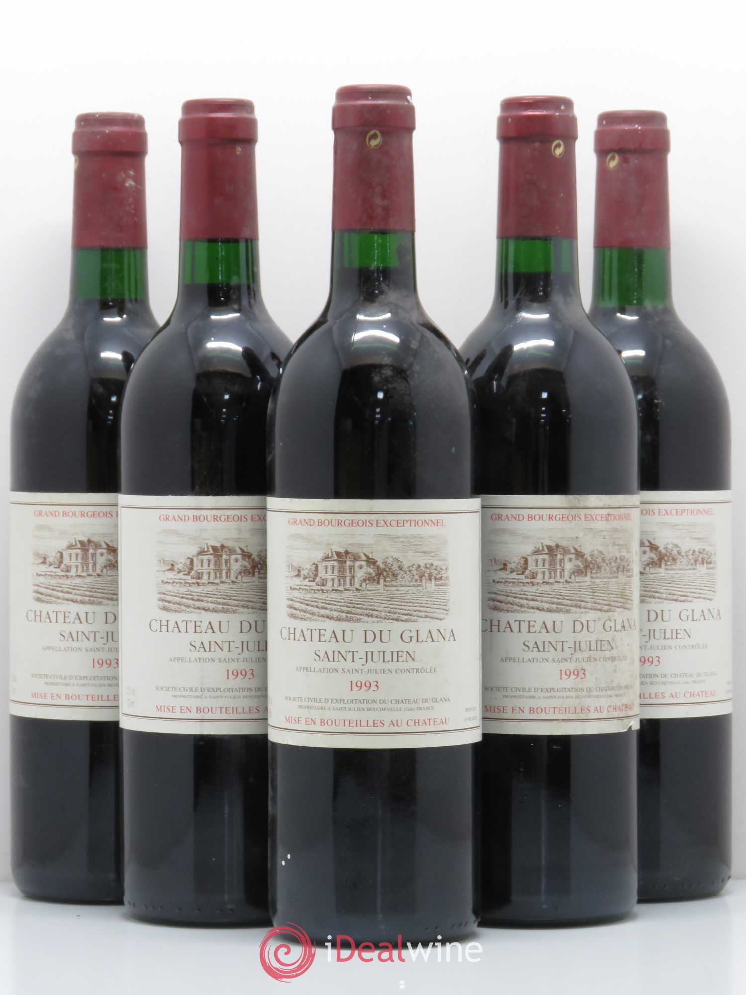 Château du Glana 1993 - Lot de 5 bouteilles - 0
