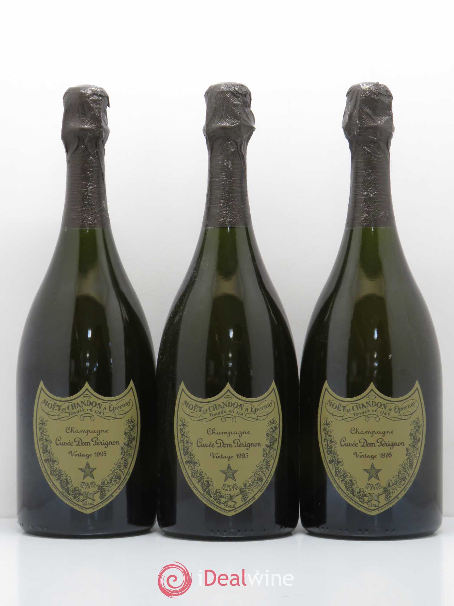 Brut Dom Pérignon 1995 - Lot de 3 bouteilles - 0
