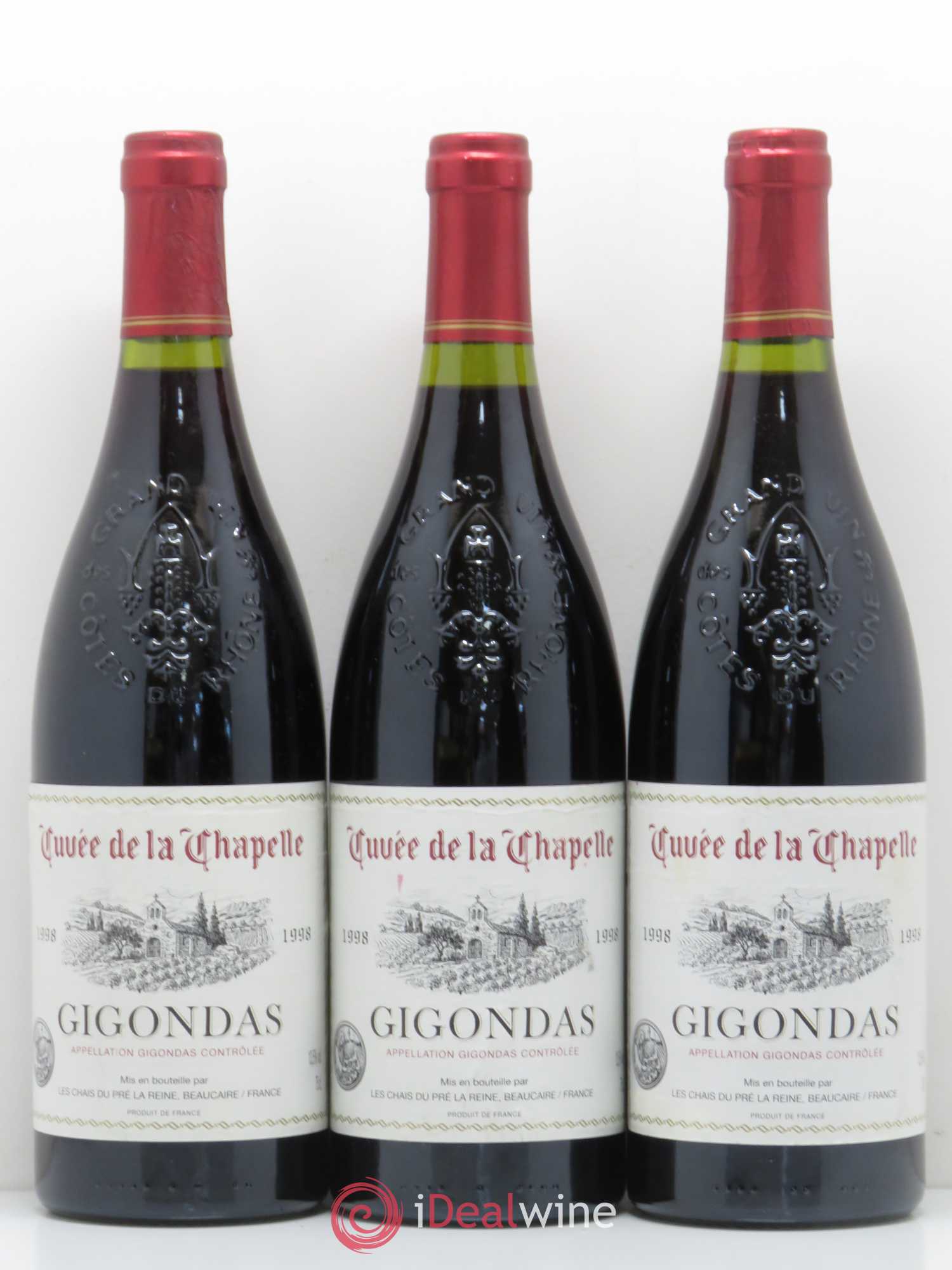 Gigondas 1998 - Posten von 6 Flaschen - 2