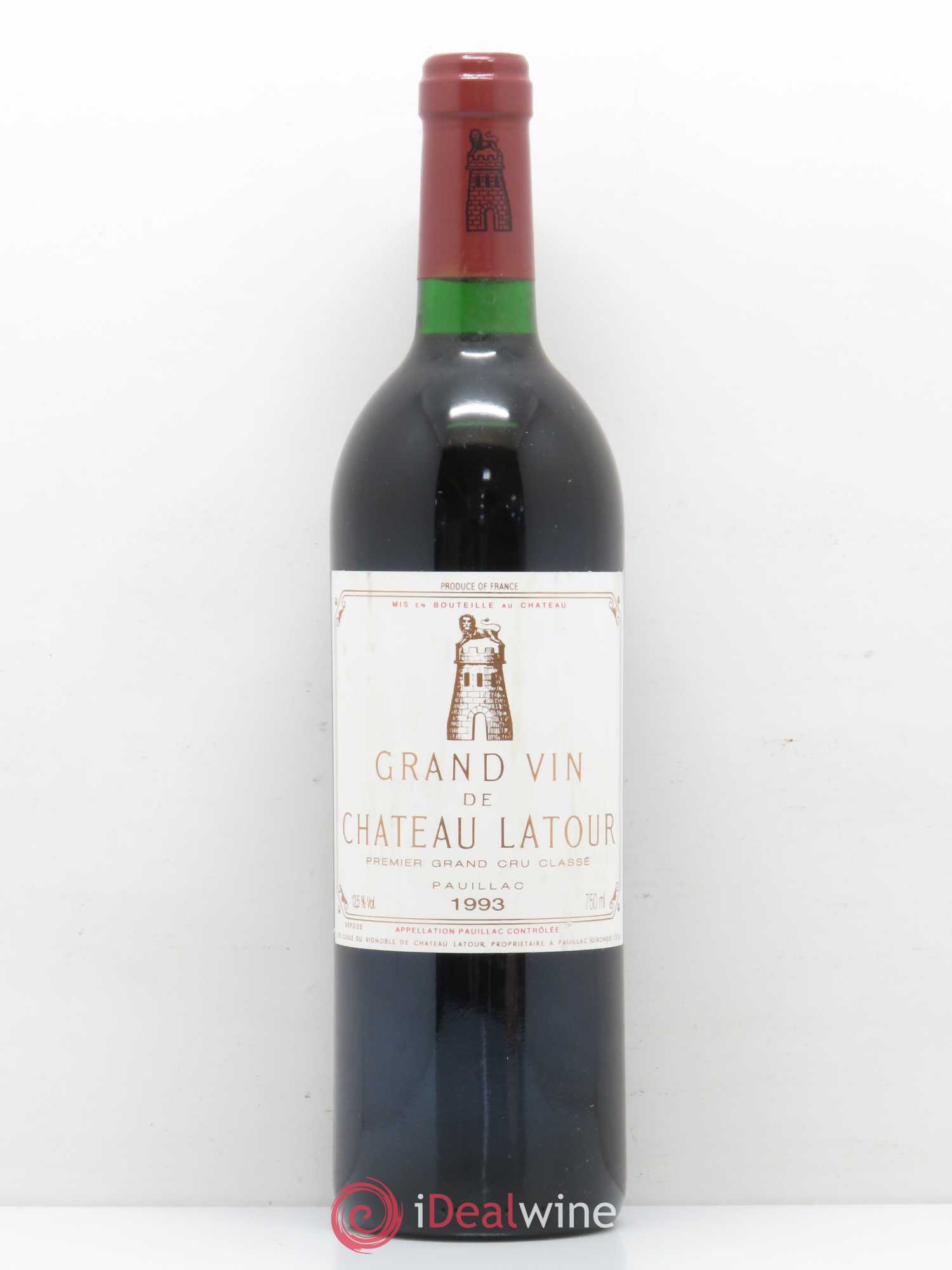 Château Latour 1er Grand Cru Classé 1993 - Lot de 1 bouteille - 0