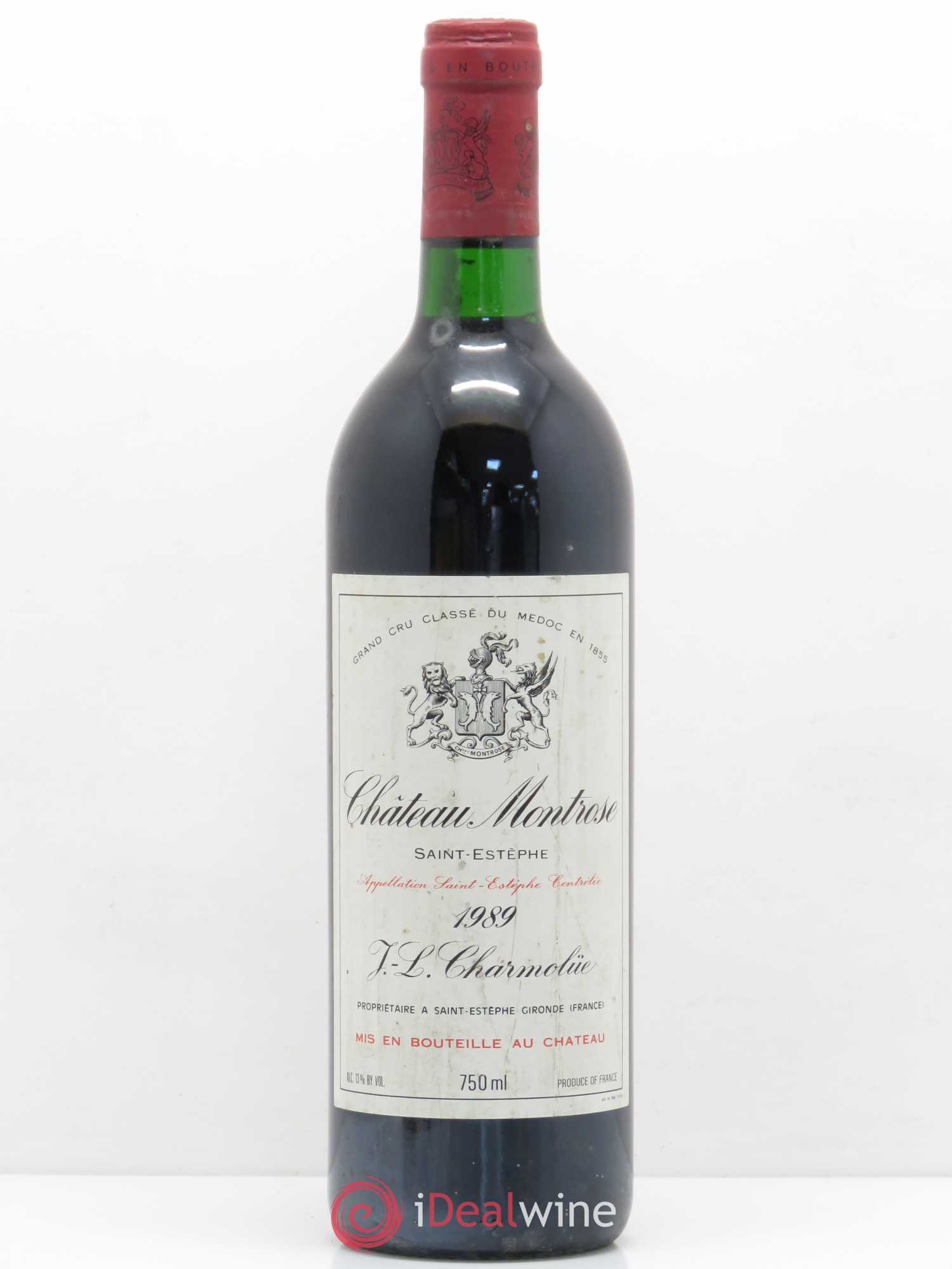 Château Montrose 2ème Grand Cru Classé 1989 - Lot de 1 bouteille - 0