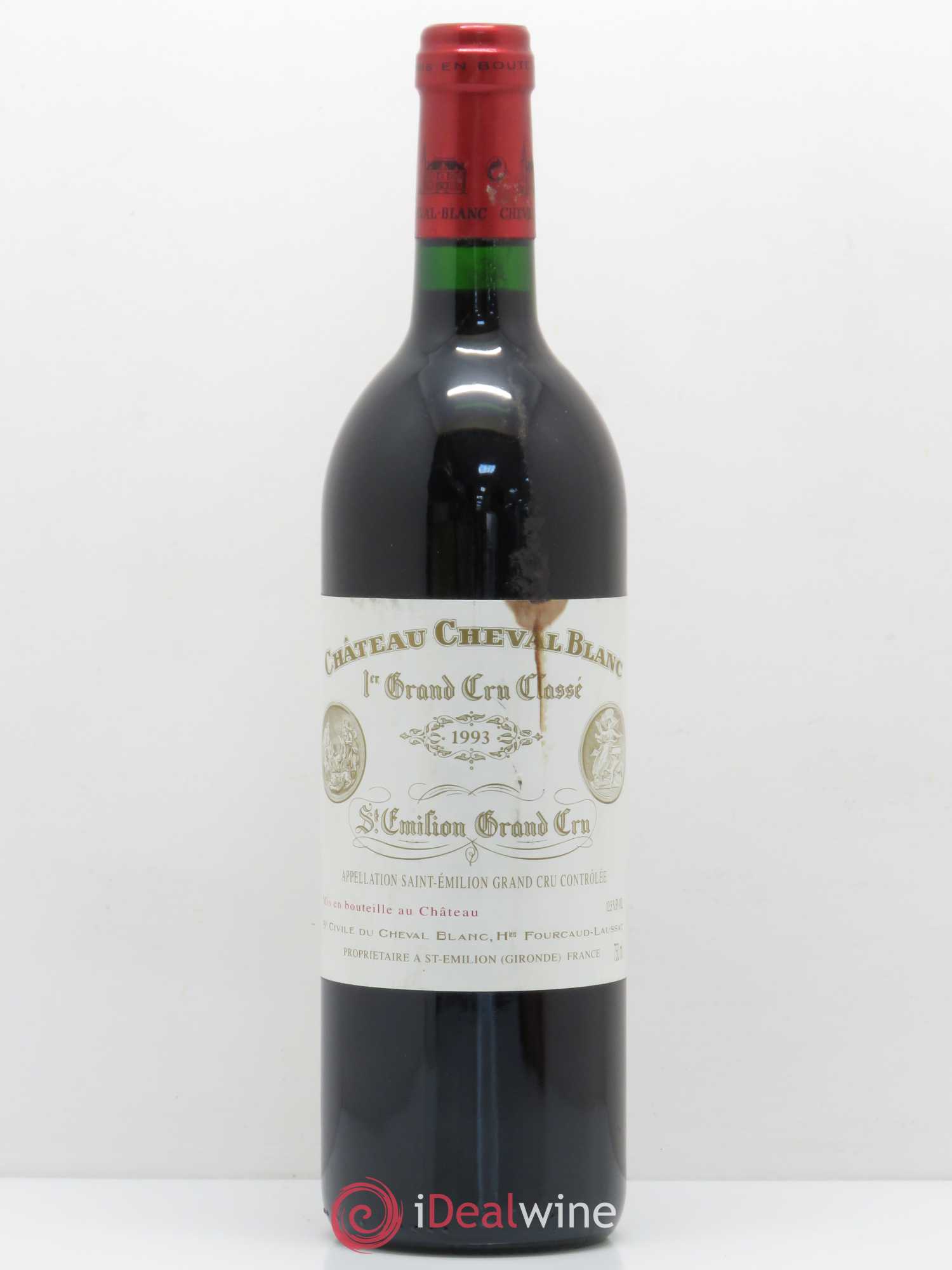 Château Cheval Blanc 1er Grand Cru Classé A 1993 - Lot de 1 bouteille - 0