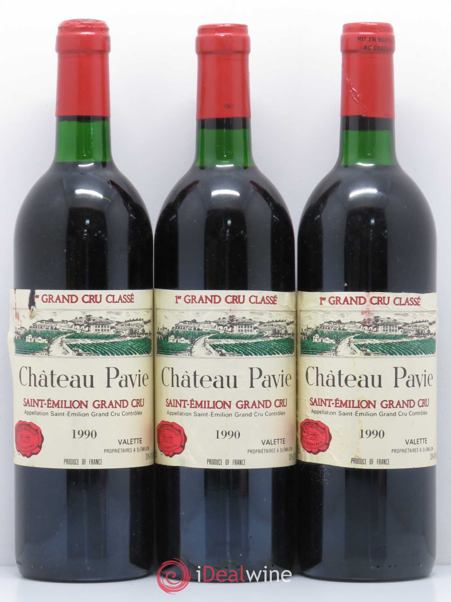 Château Pavie 1er Grand Cru Classé A 1990 - Lot de 6 bouteilles - 2