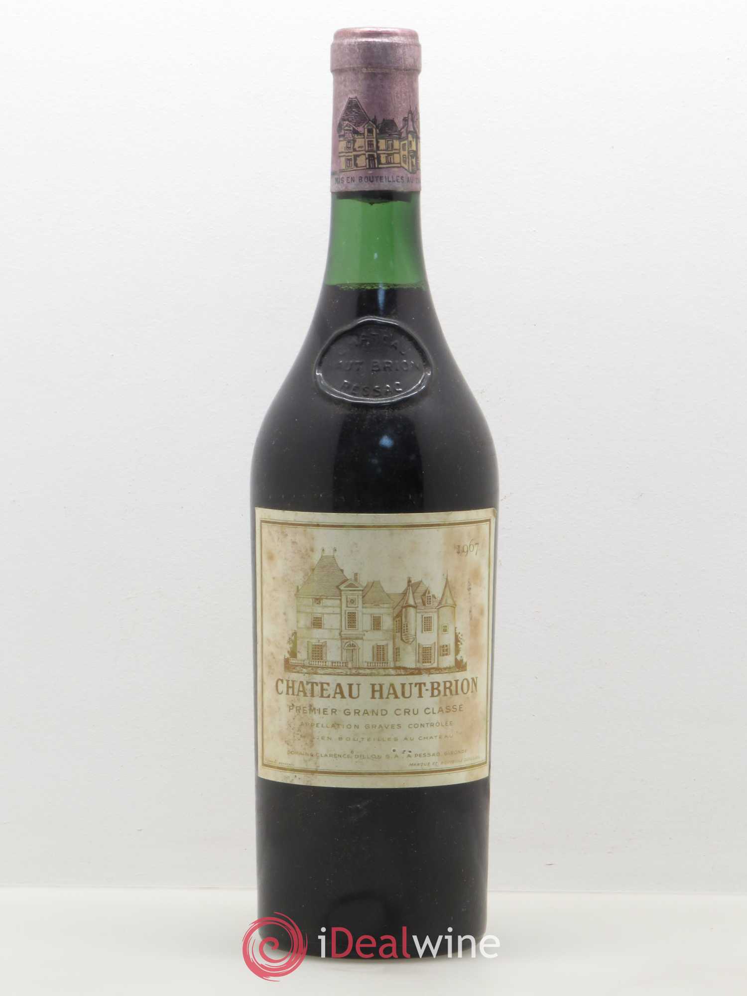 Château Haut Brion 1er Grand Cru Classé 1967 - Lot de 1 bouteille - 0