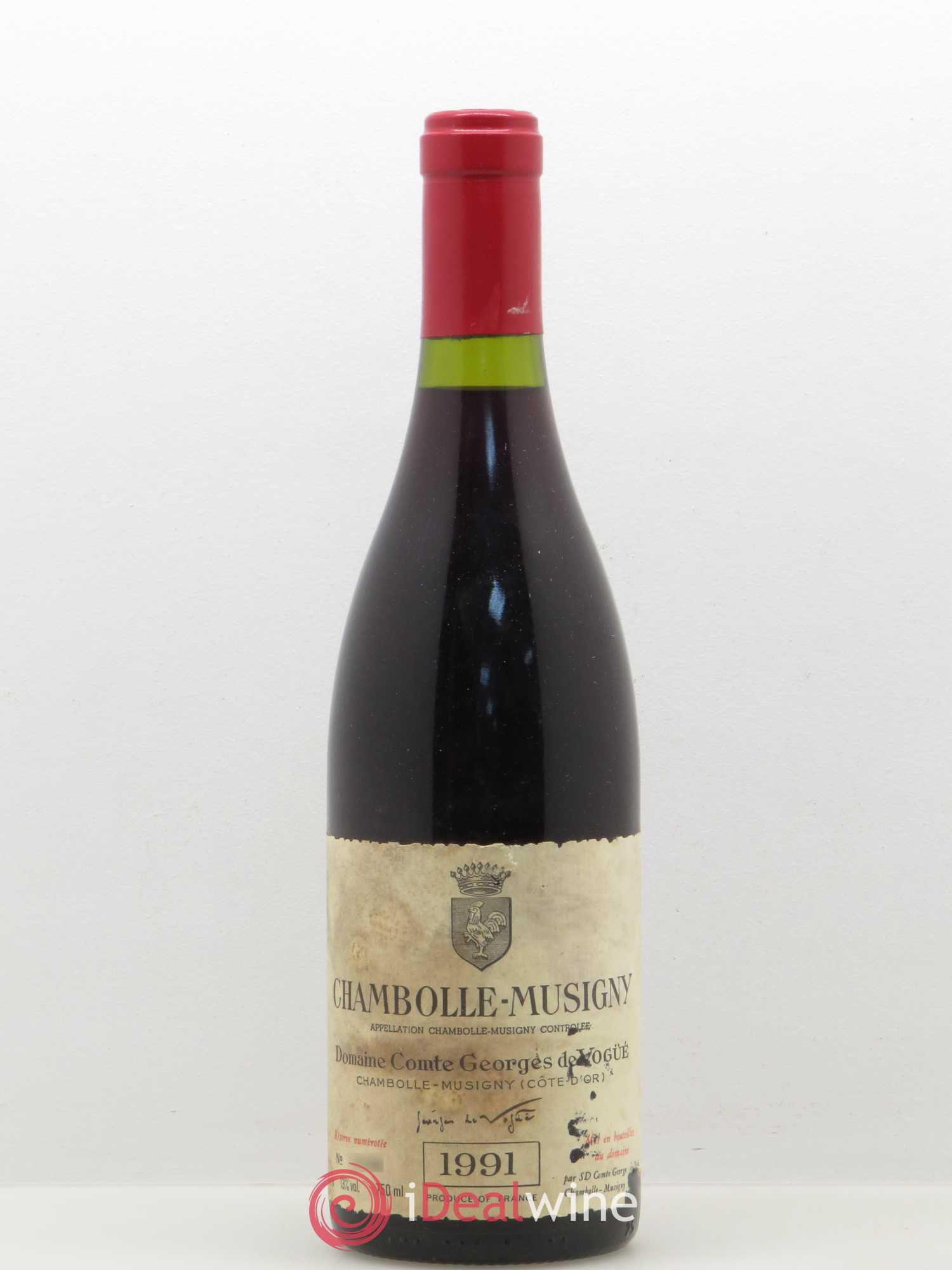 Chambolle-Musigny Comte Georges de Vogüé 1991 - Lot de 1 bouteille - 0