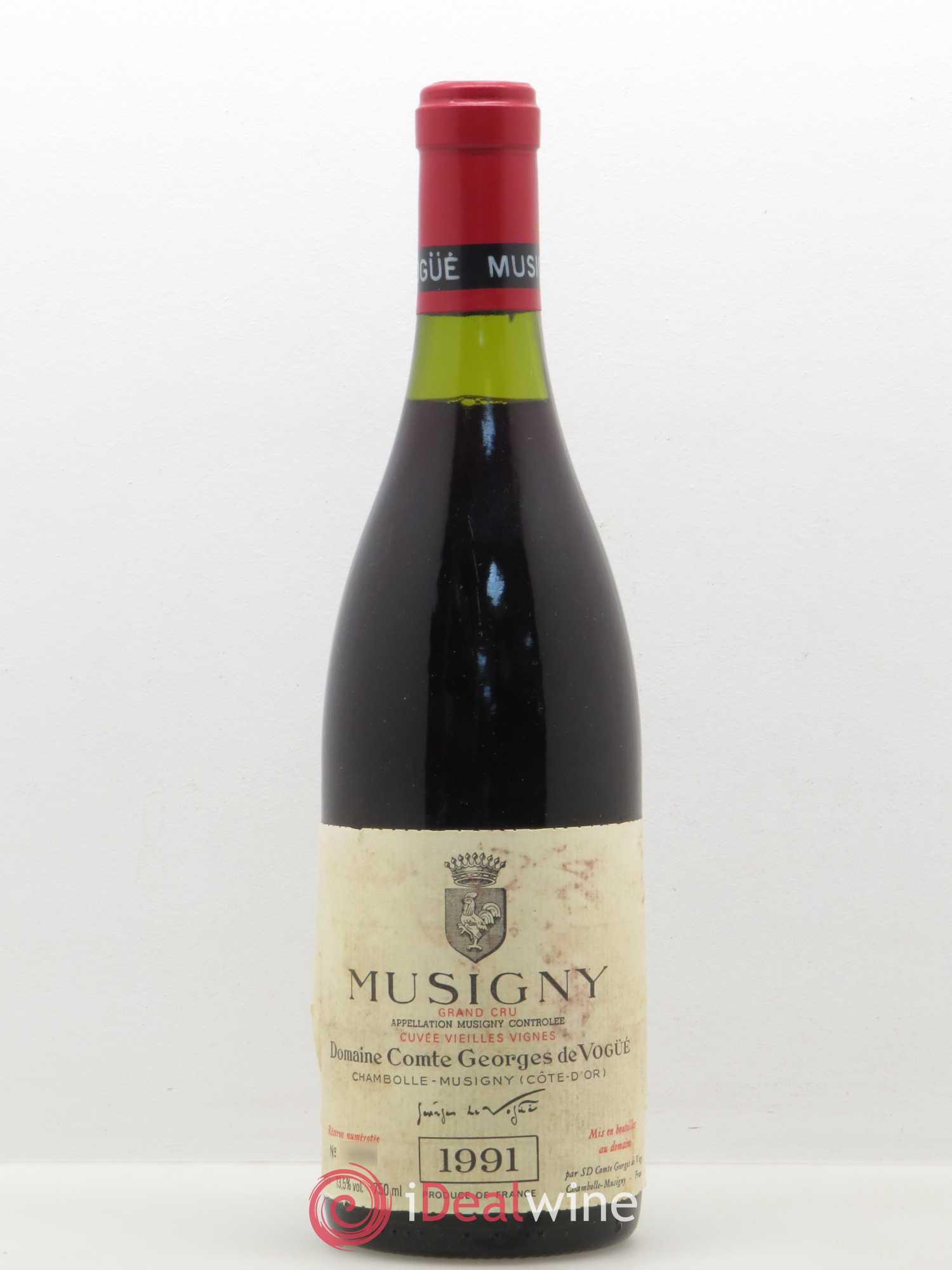 Musigny Grand Cru Cuvée Vieilles Vignes Comte Georges de Vogüé Vieilles vignes 1991 - Lot de 1 bouteille - 0