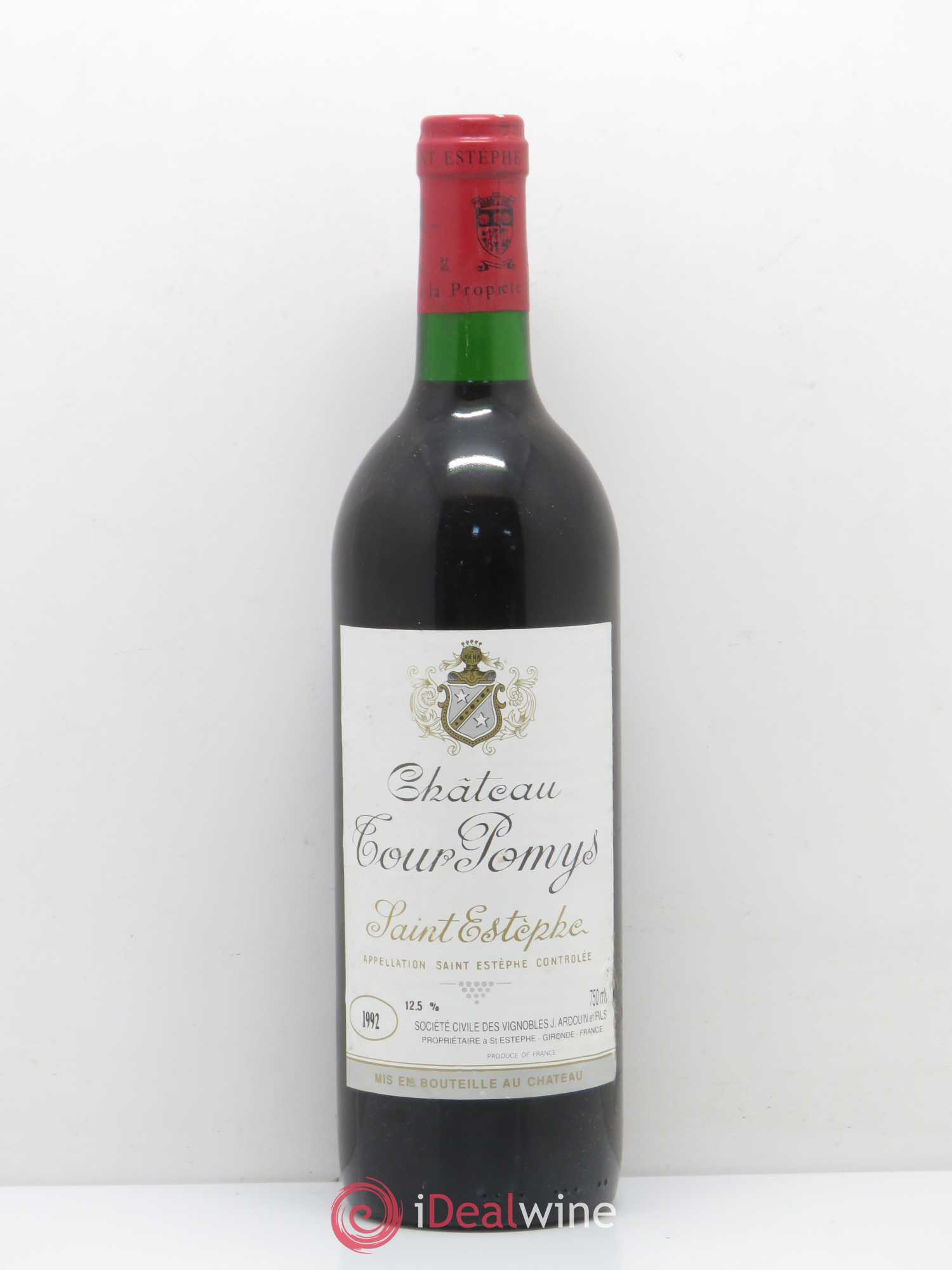 Château Pomys Cru Bourgeois Tour Pomys (sans prix de réserve) 1992 - Posten von 1 Flasche - 0