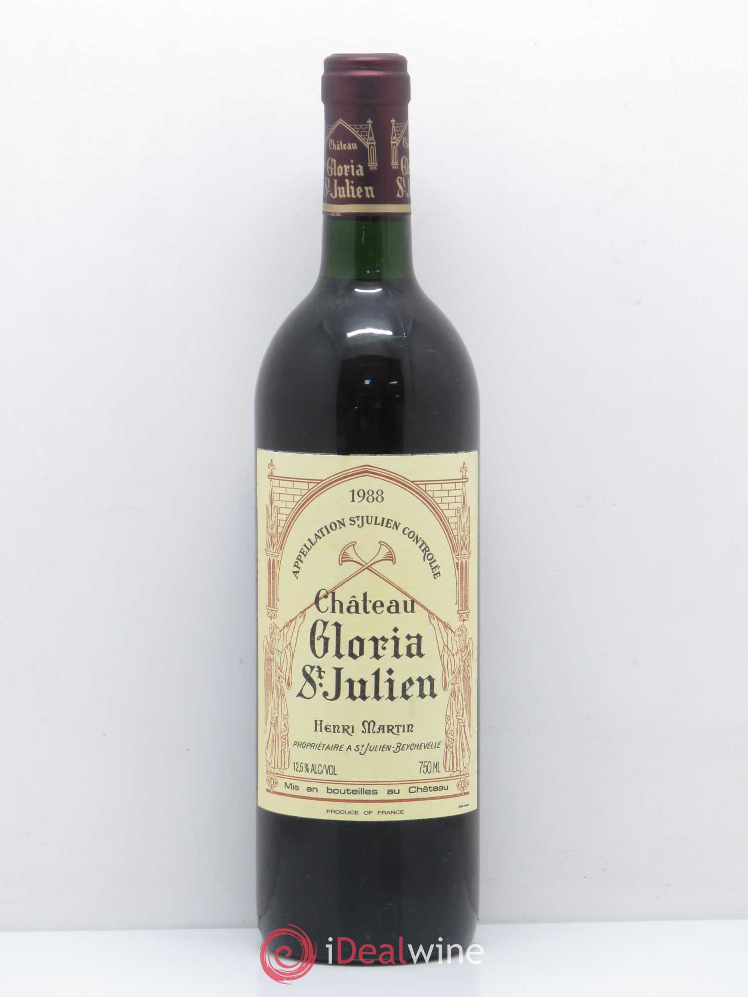 Château Gloria 1988 - Lot de 1 bouteille - 0