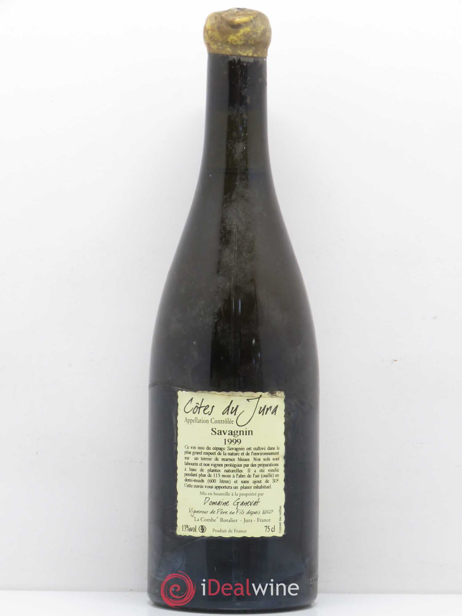 Côtes du Jura Les Vignes de mon Père Jean-François Ganevat (Domaine) 1999 - Lot de 1 bouteille - 1