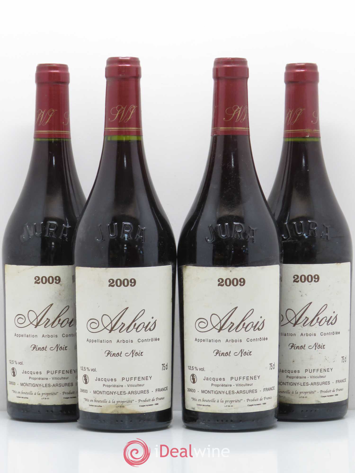 Arbois Pinot Noir Jacques Puffeney 2009 - Posten von 4 Flaschen - 0