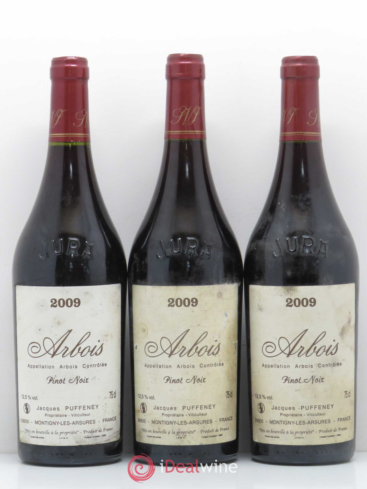 Arbois Pinot Noir Jacques Puffeney 2009 - Posten von 3 Flaschen - 0