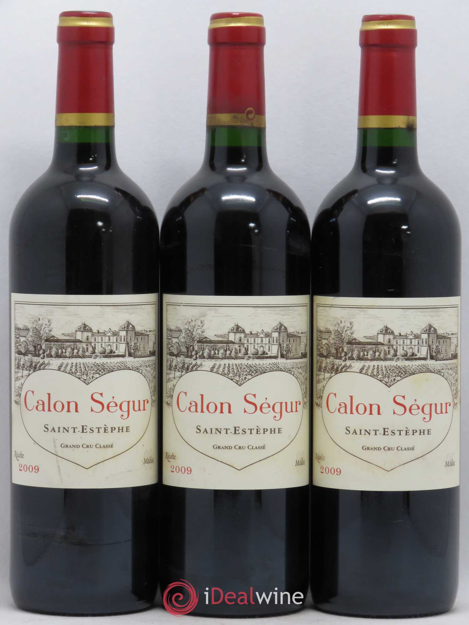 Château Calon Ségur 3ème Grand Cru Classé 2009 - Lot de 3 bouteilles - 0