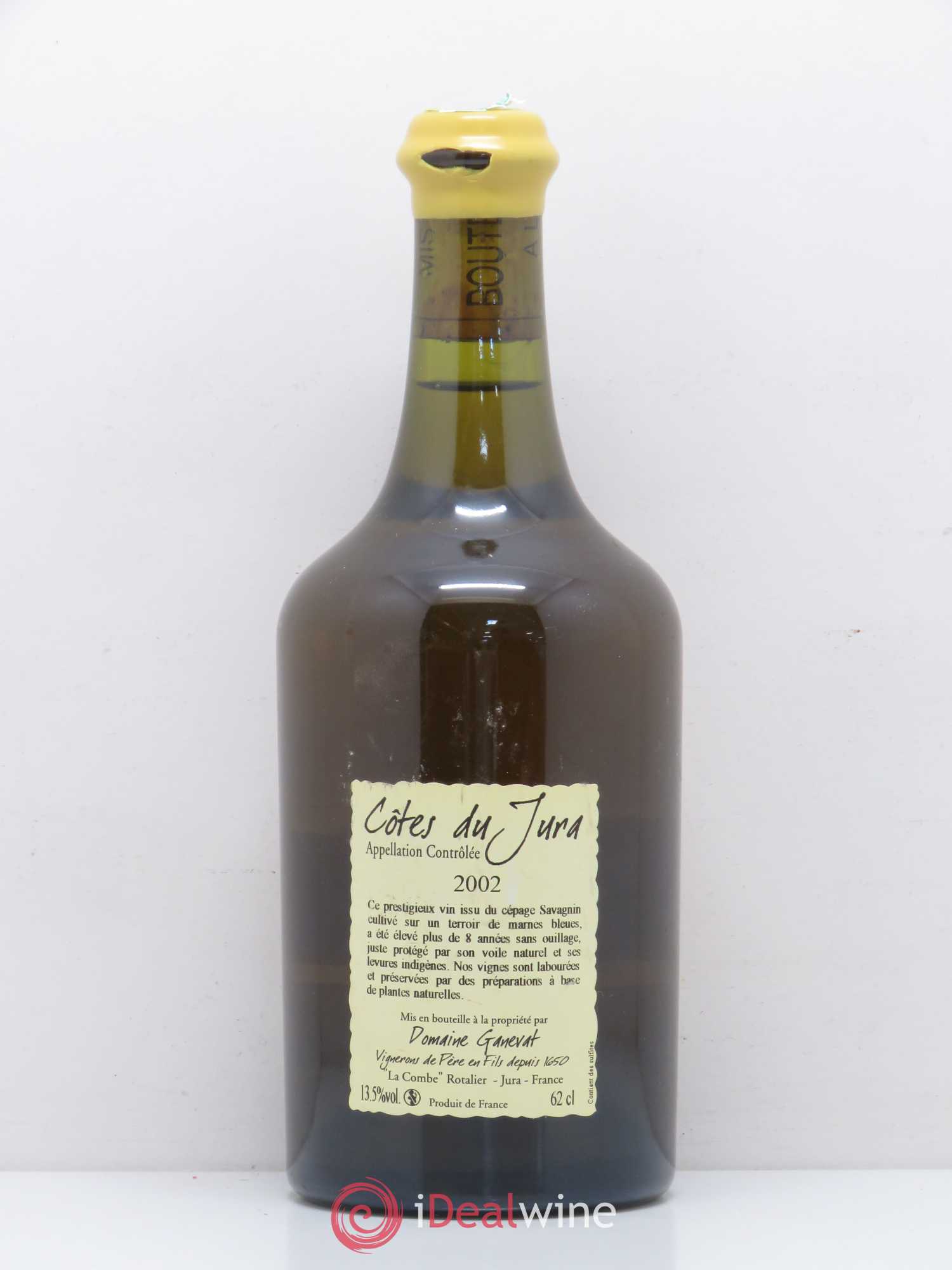 Côtes du Jura Vin Jaune Jean-François Ganevat (Domaine) 2002 - Lot de 1 bouteille - 1