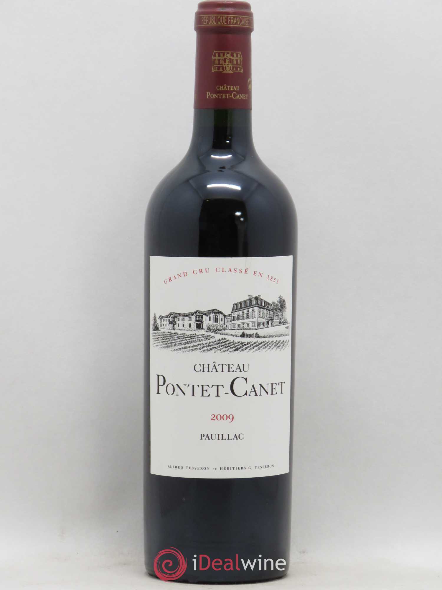 Château Pontet Canet 5ème Grand Cru Classé 2009 - Lot de 1 bouteille - 0