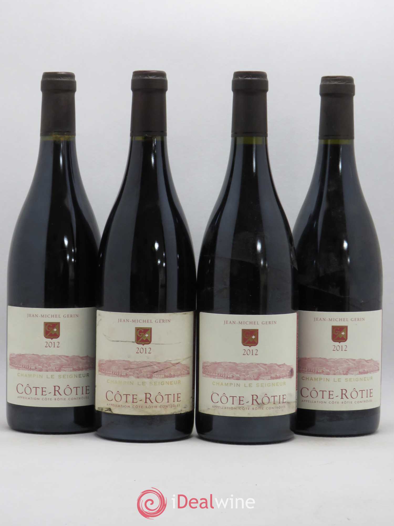 Côte-Rôtie Champin Le Seigneur Jean-Michel Gerin 2012 - Lot de 4 bouteilles - 0