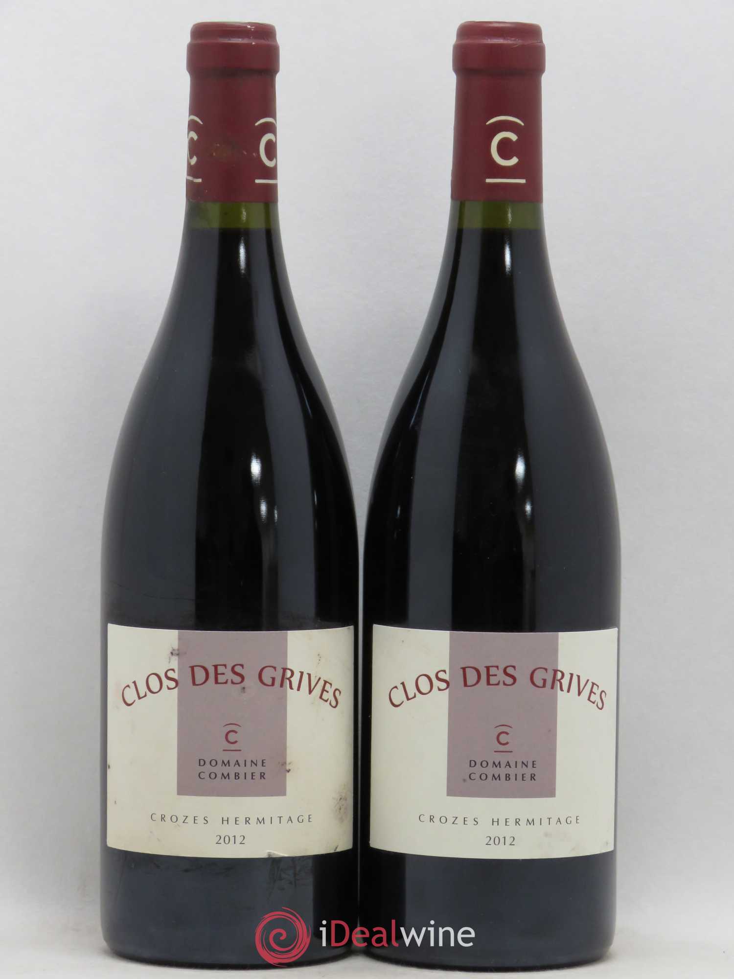 Crozes-Hermitage Clos des Grives Combier 2012 - Lot de 2 bouteilles - 0