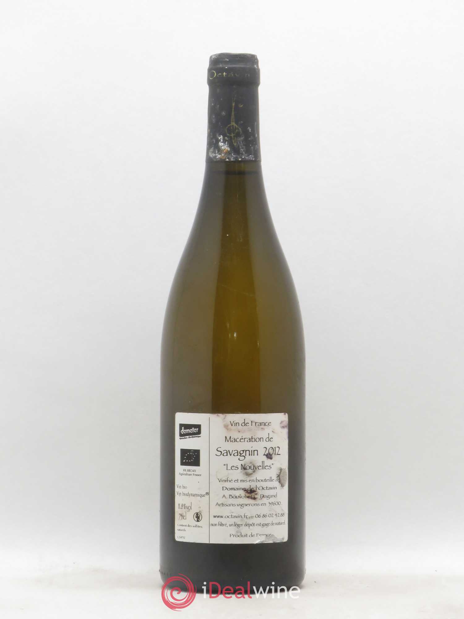 Vin de France Savagnin de Macération Les Nouvelles Brutal Domaine de l'Octavin 2012 - Posten von 1 Flasche - 1