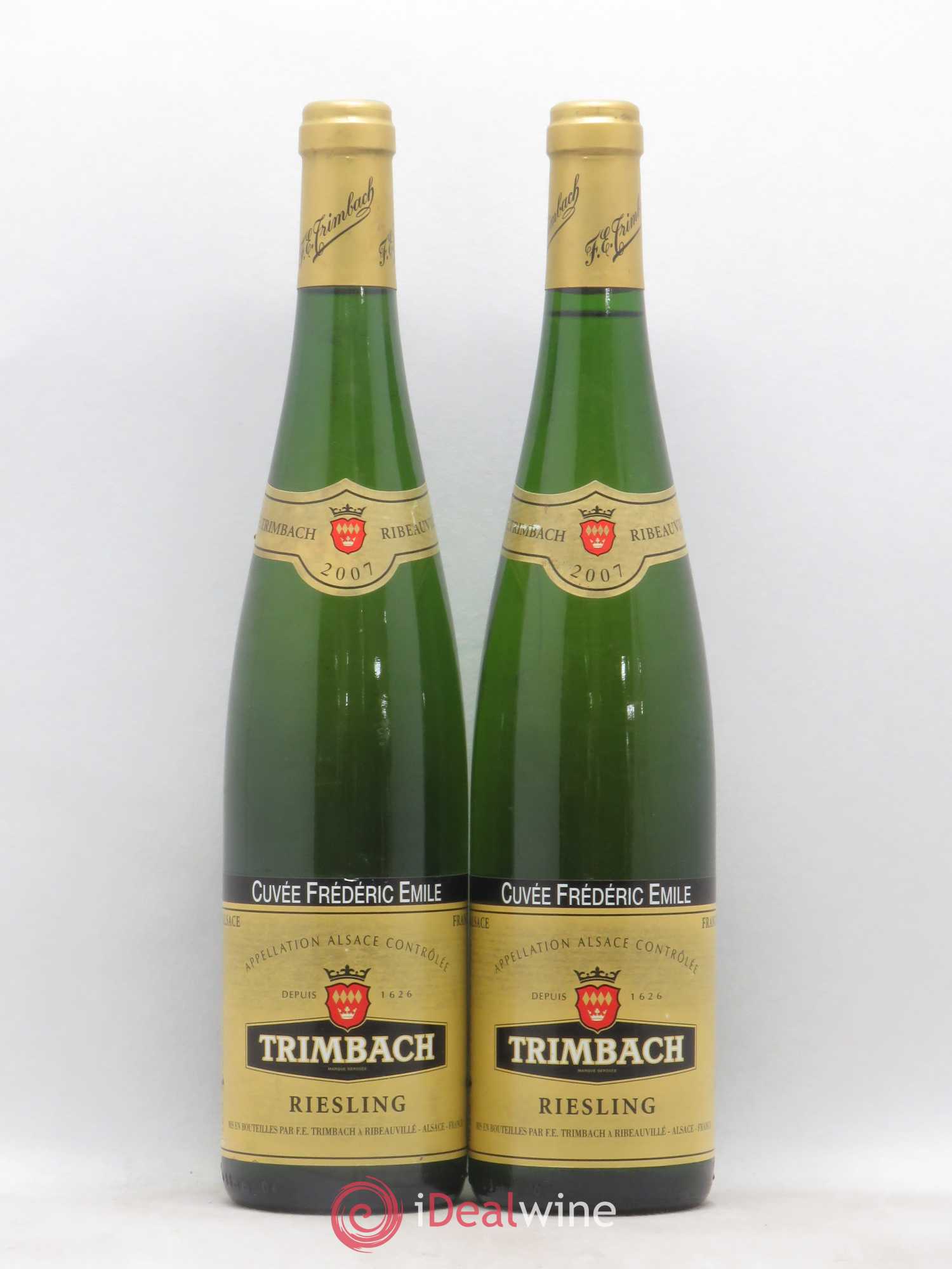 Alsace Riesling Cuvée Frédéric Emile Trimbach (Domaine) 2007 - Lot de 2 bouteilles - 0