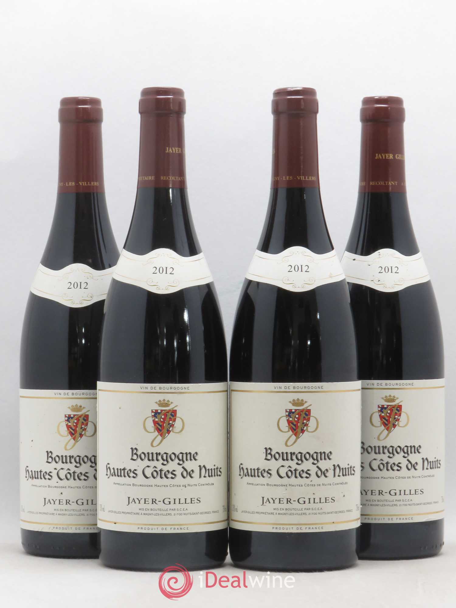 Hautes-Côtes de Nuits Hoffmann-Jayer (anciennement Jayer-Gilles) 2012 - Lot de 4 bouteilles - 0
