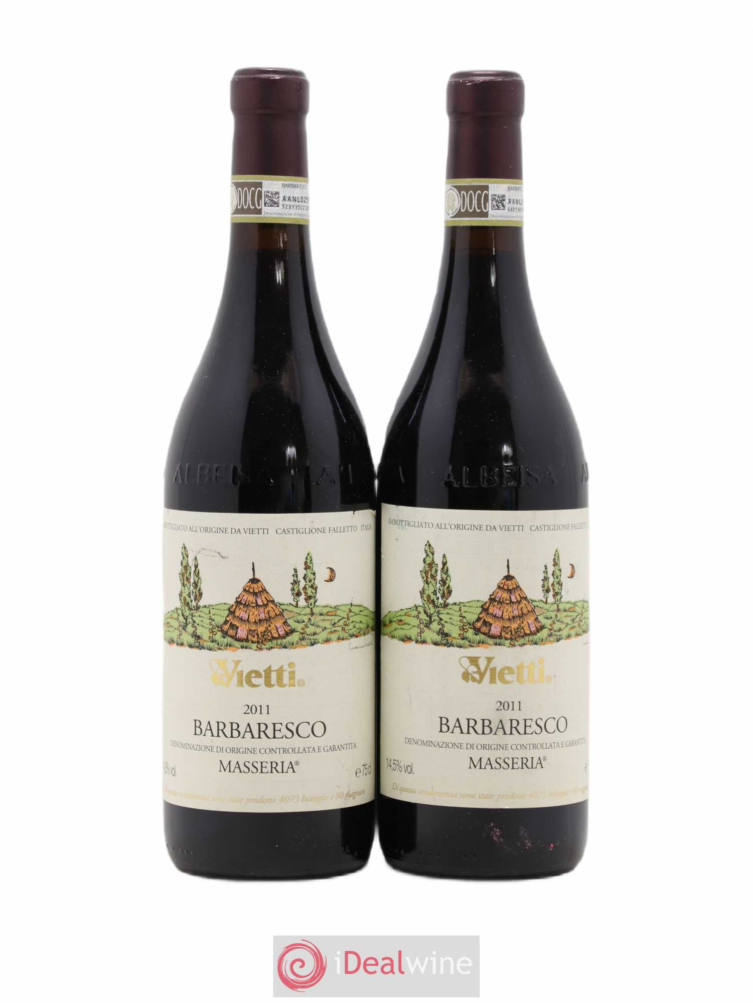 Barbaresco DOCG Masseria Vietti 2011 - Lot de 2 bouteilles - 0