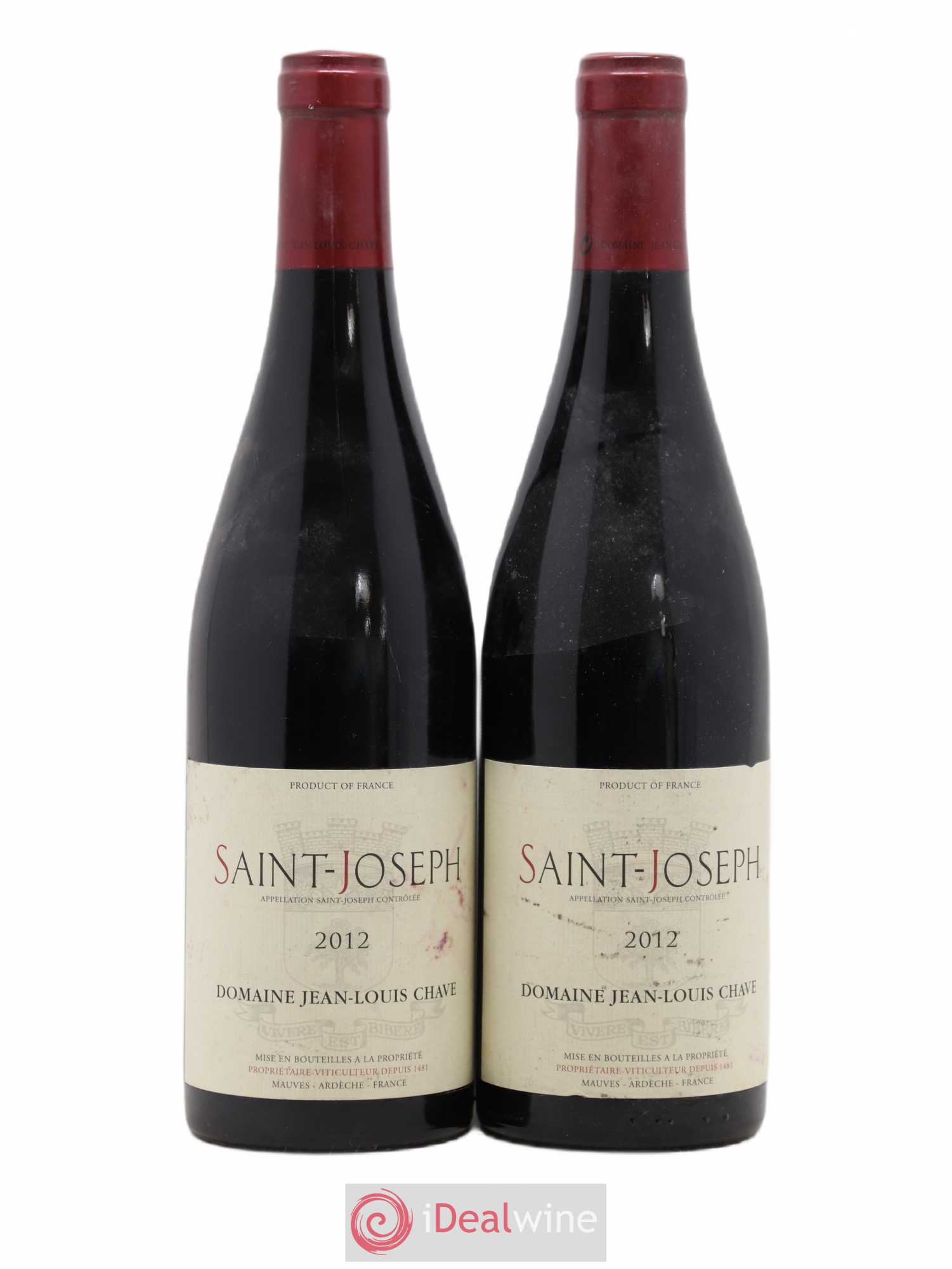 Saint-Joseph Jean-Louis Chave 2012 - Lot de 2 bouteilles - 0