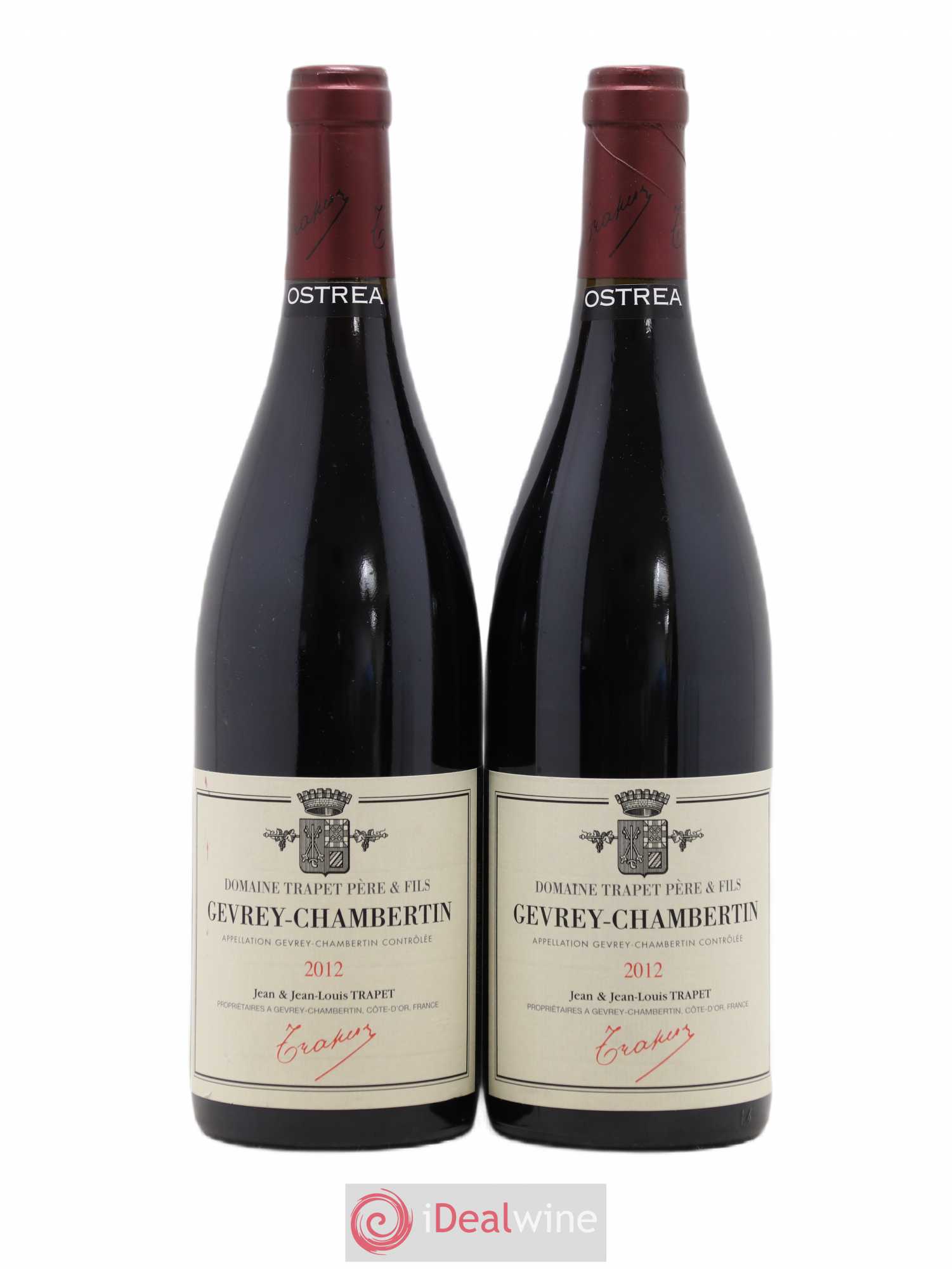 Gevrey-Chambertin Ostrea Domaine Trapet 2012 - Lot de 2 bouteilles - 0