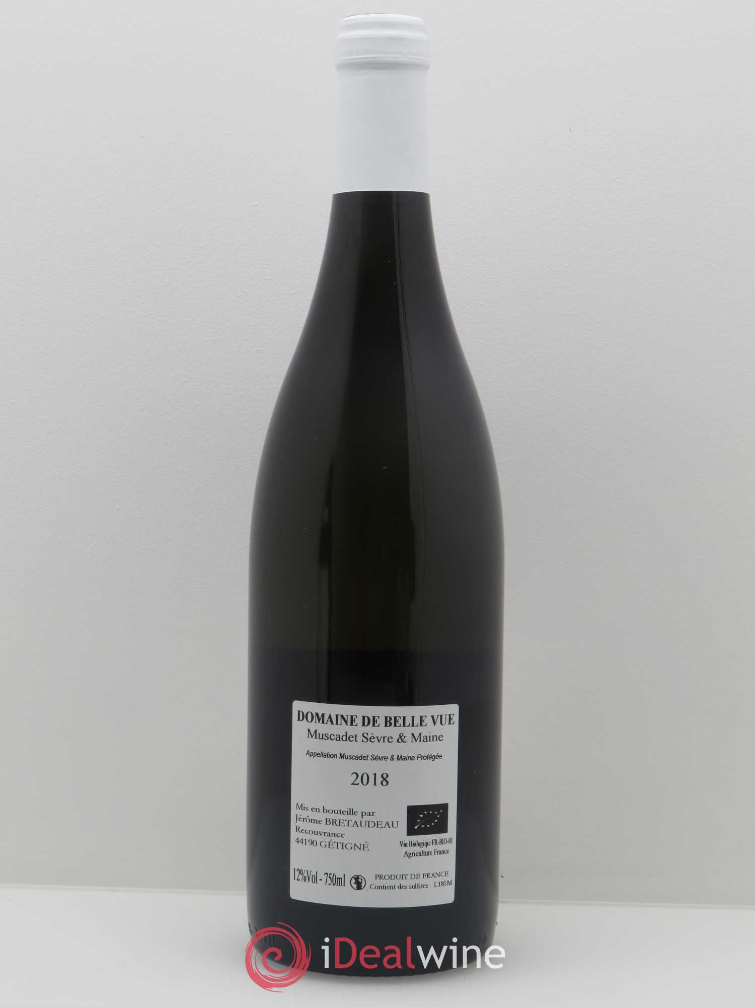 Muscadet-Sèvre-et-Maine Gabbro Jérôme Bretaudeau - Domaine de Bellevue 2018 - Lot de 1 bouteille - 1