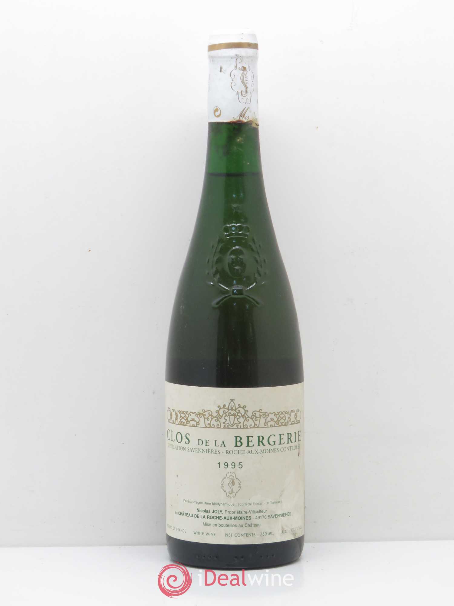 Savennières Roche aux Moines Clos de la Bergerie 1995 - Posten von 1 Flasche - 0