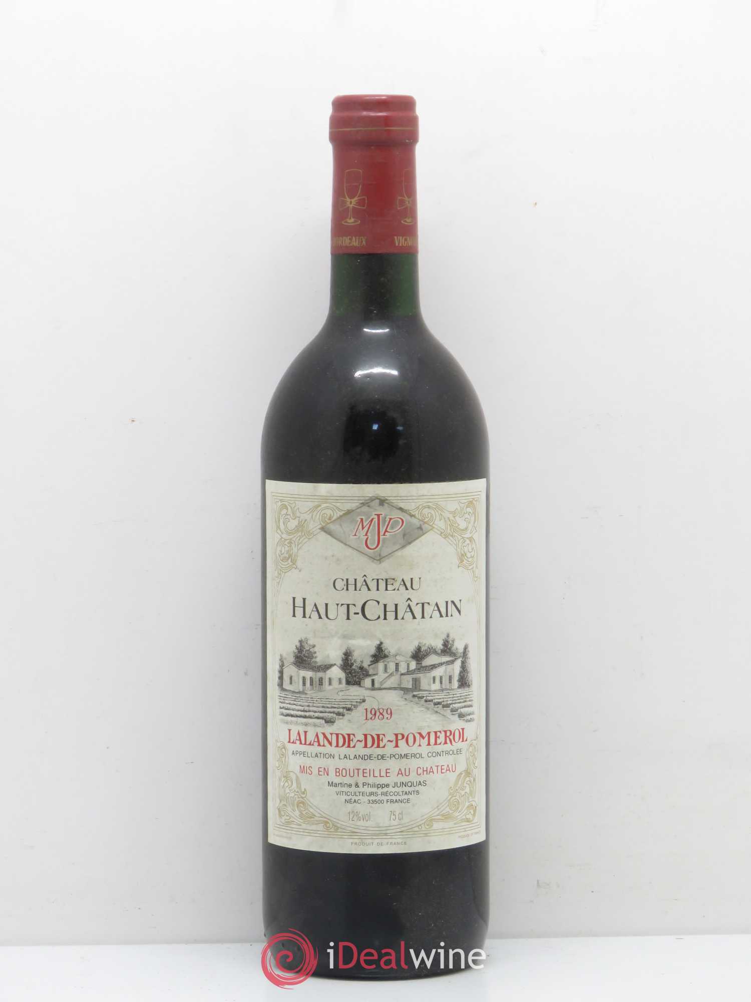 Bordeaux Haut Châtain (sans prix de réserve) 1989 - Posten von 1 Flasche - 0