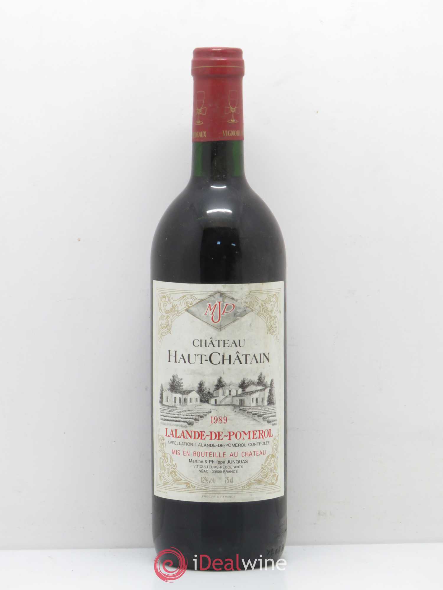 Bordeaux Haut Châtain 1989 - Lot de 1 bouteille - 0