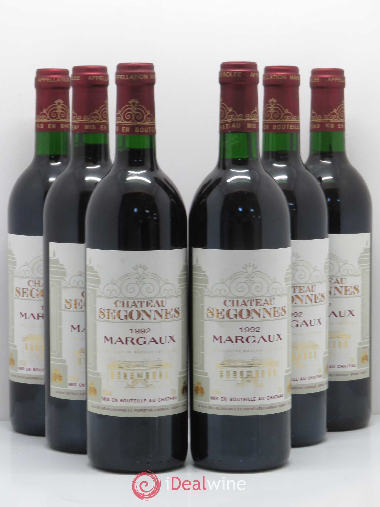 Château Segonnes 1992 - Lot de 6 bouteilles - 0