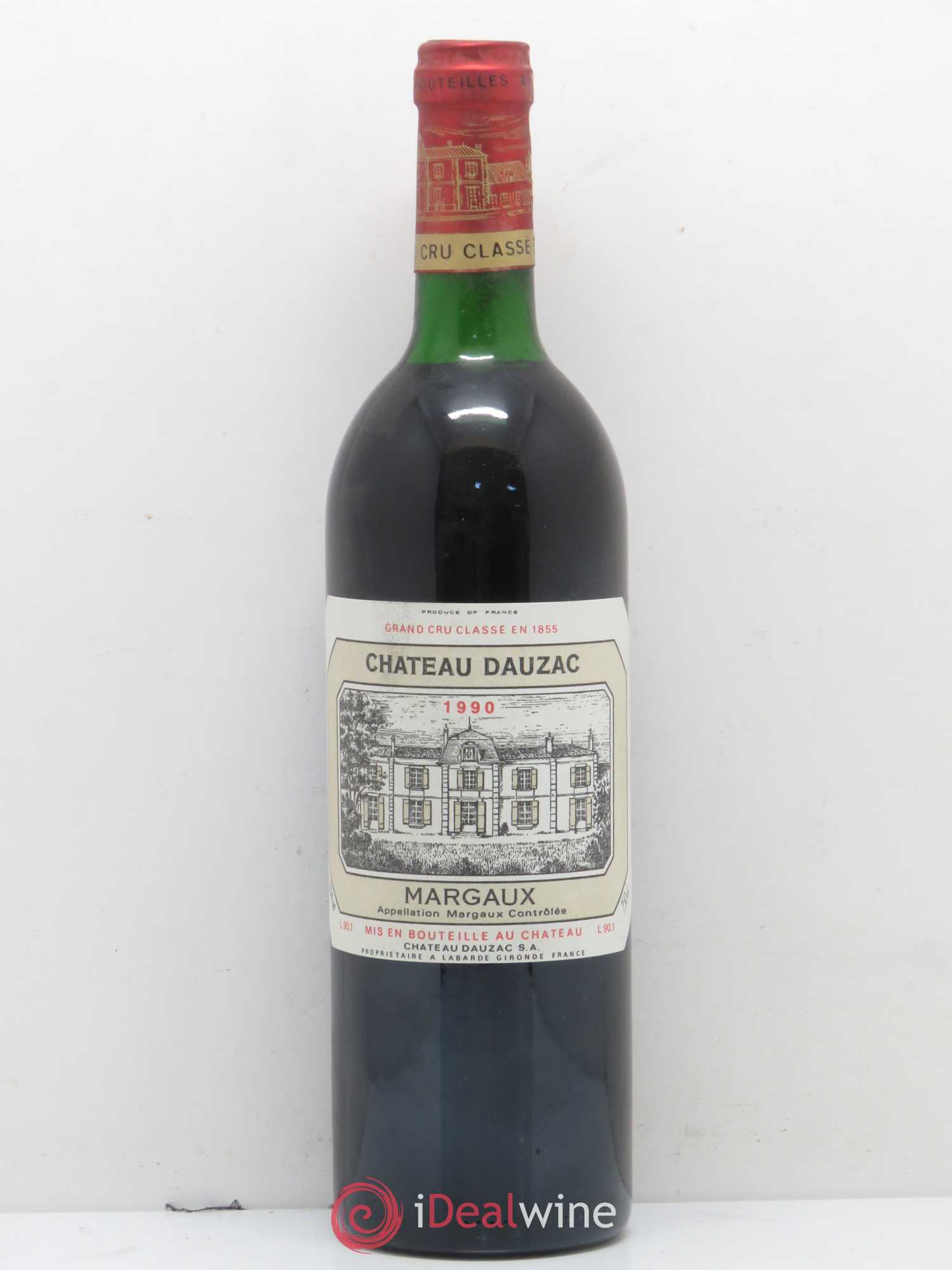 Château Dauzac 5ème Grand Cru Classé 1990 - Lot de 1 bouteille - 0