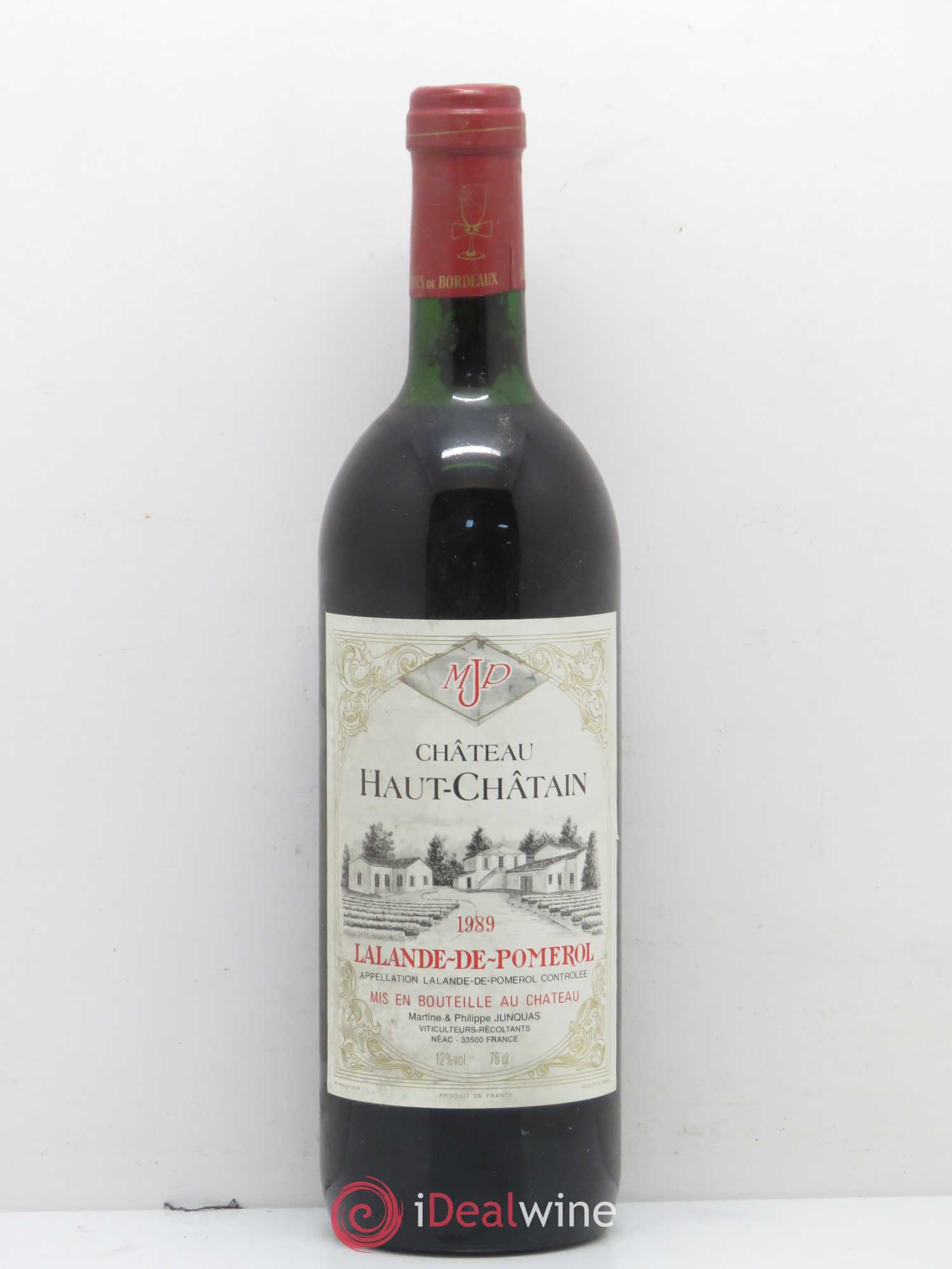 Bordeaux Haut Châtain 1989 - Posten von 1 Flasche - 0