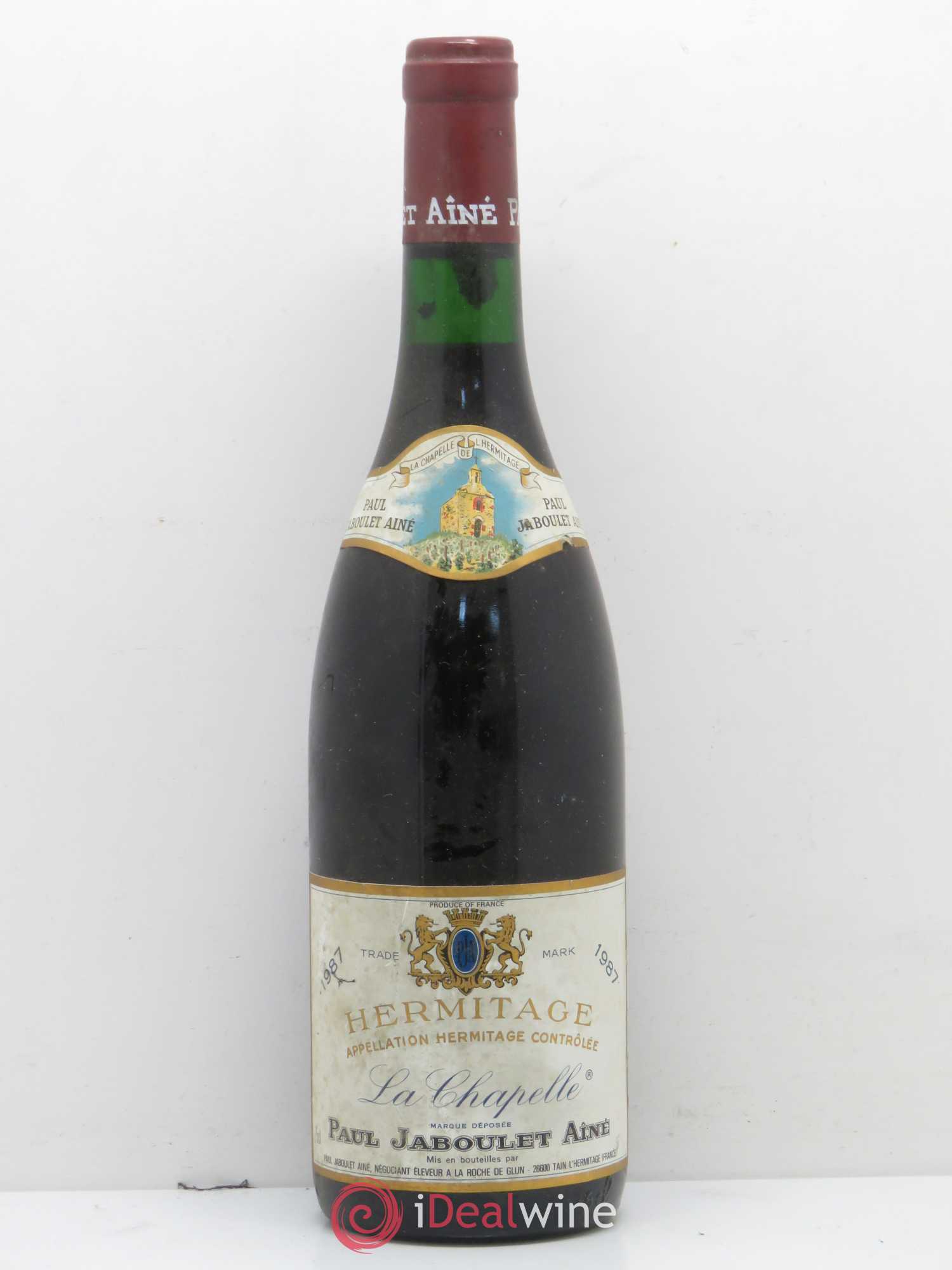 Hermitage La Chapelle Paul Jaboulet Ainé 1987 - Lot de 1 bouteille - 0