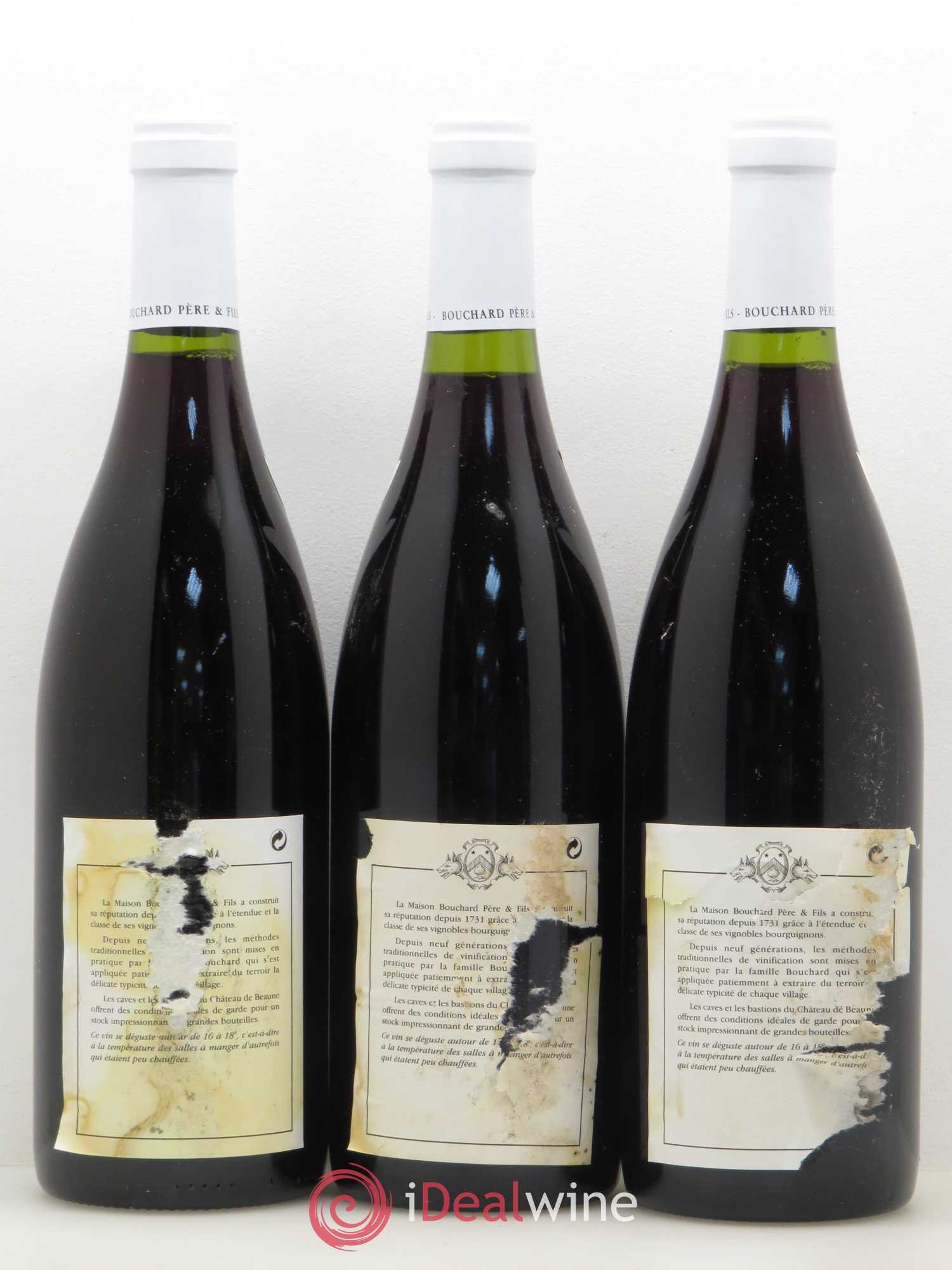 Beaune 1er Cru Grèves - Vigne de l'Enfant Jésus Bouchard Père & Fils 1997 - Lot de 3 bouteilles - 1