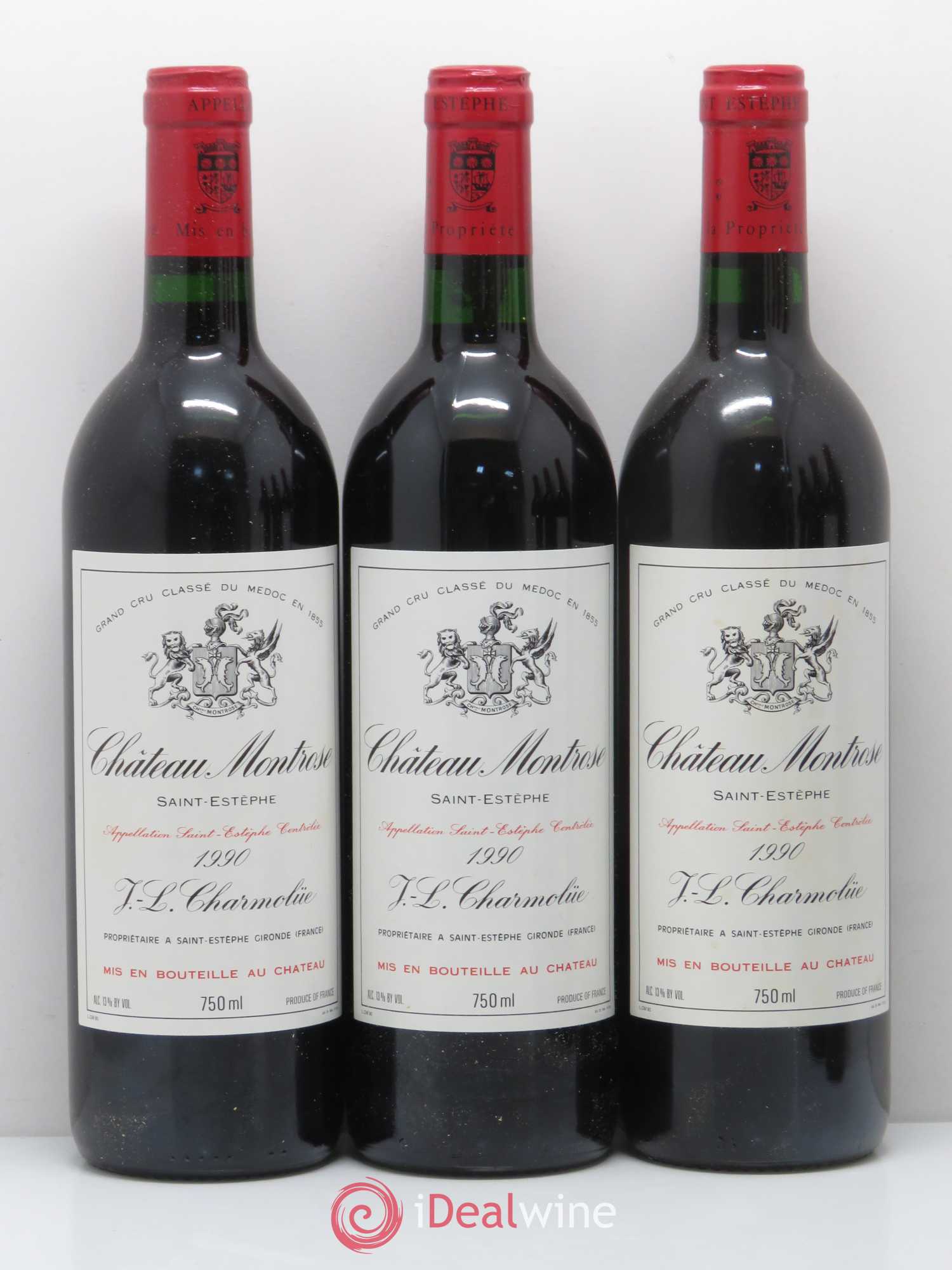 Château Montrose 2ème Grand Cru Classé 1990 - Lot de 6 bouteilles - 1