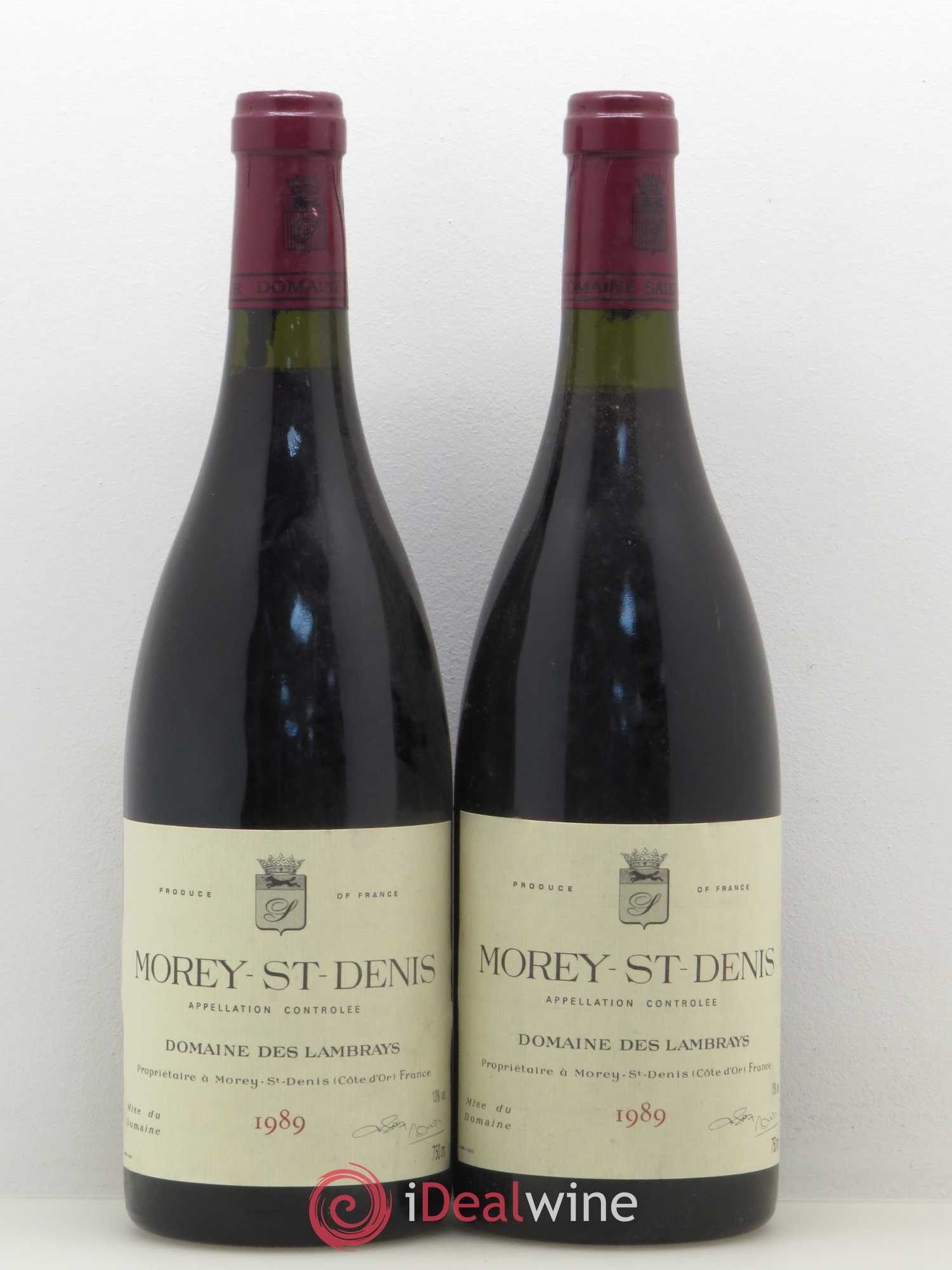 Morey-Saint-Denis Domaine des Lambrays 1989 - Lot de 2 bouteilles - 0