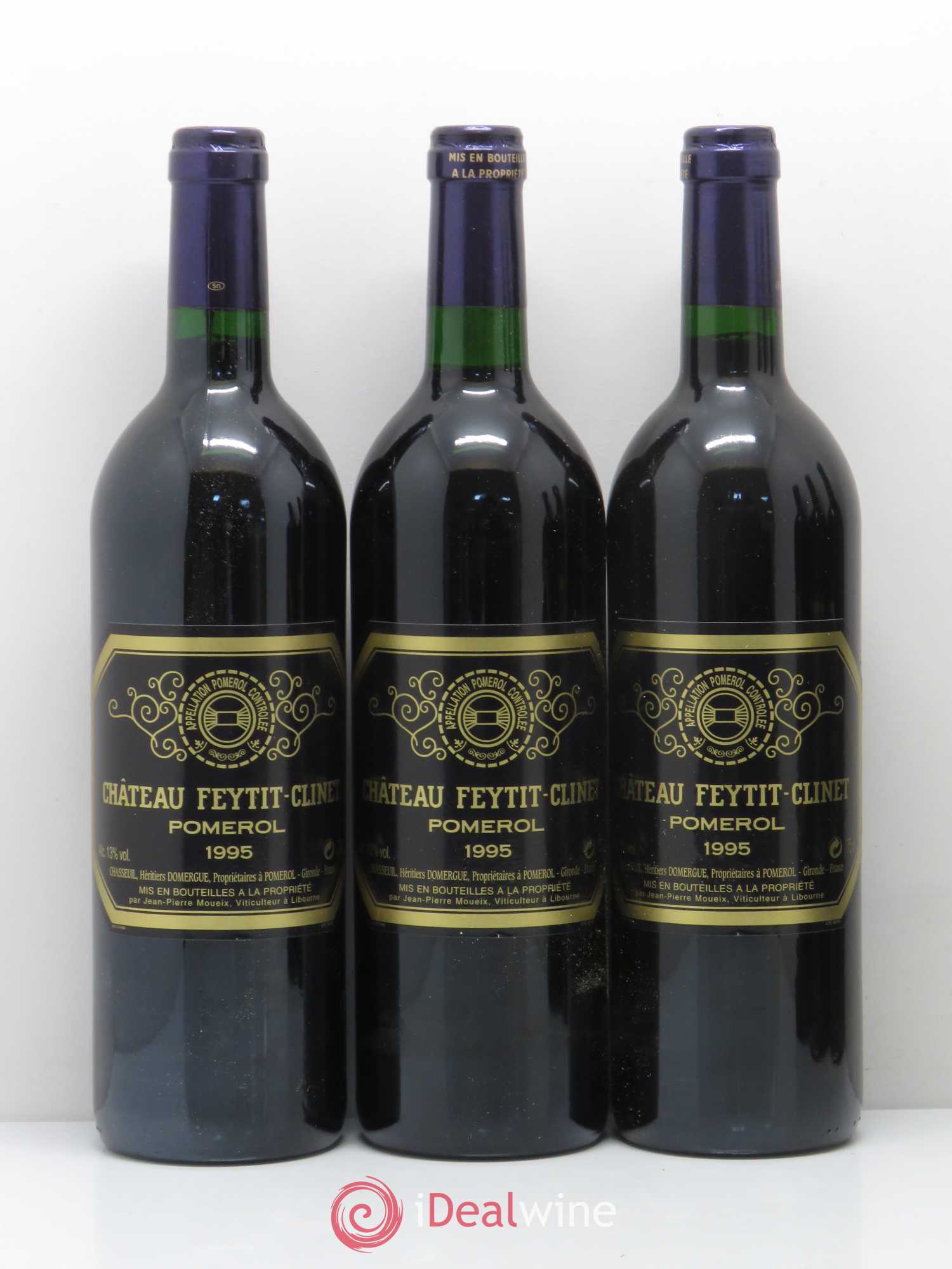 Château Feytit-Clinet 1995 - Lot de 6 bouteilles - 1