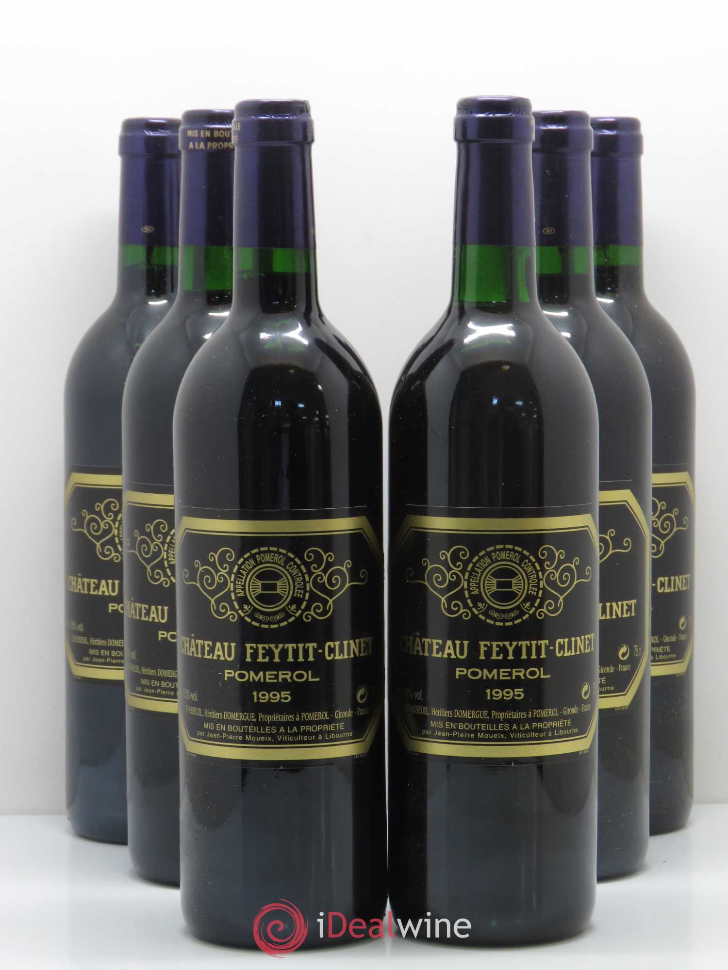 Château Feytit-Clinet 1995 - Lot de 6 bouteilles - 0