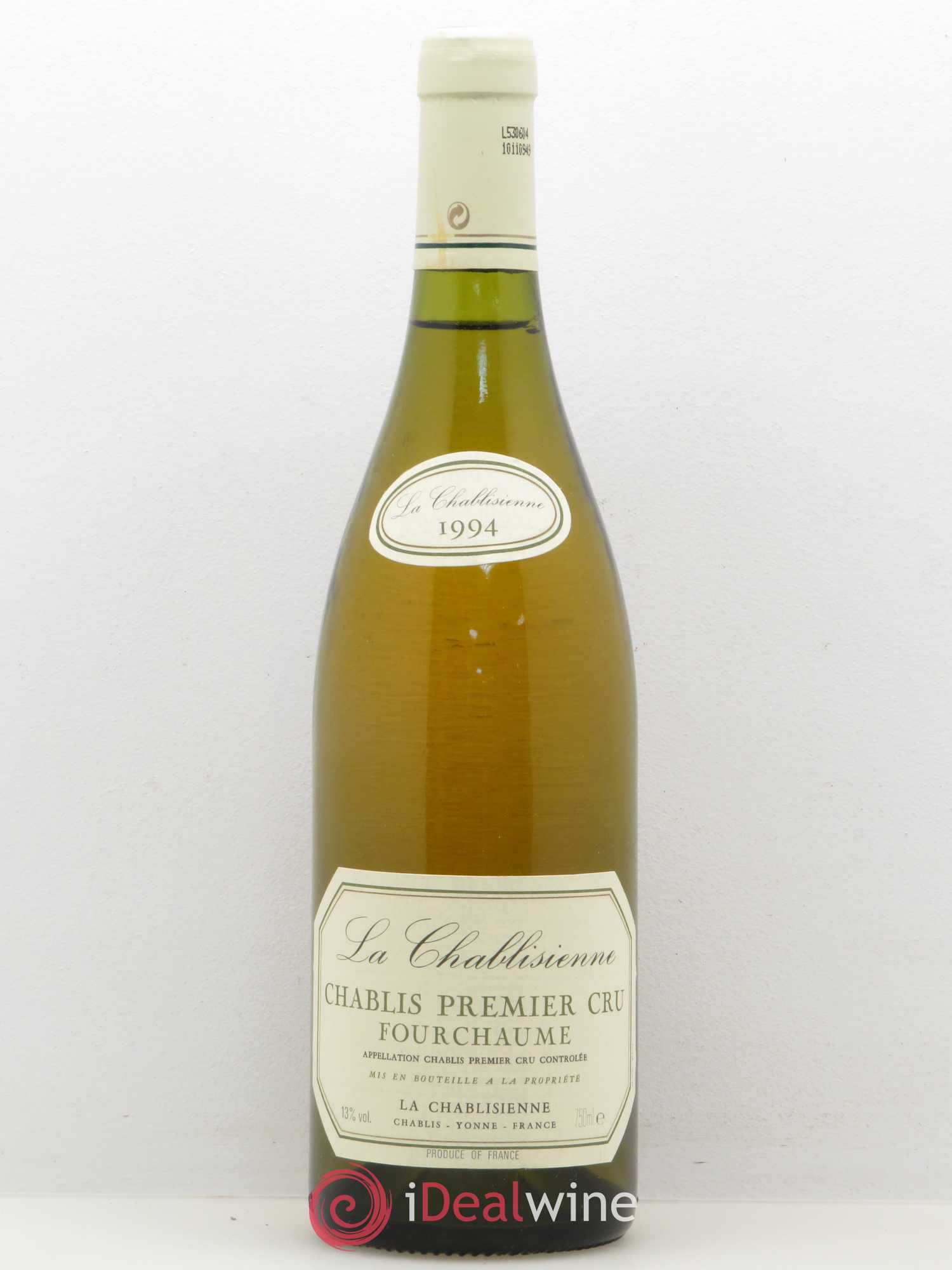 Chablis 1er Cru Fourchaume La Chablisienne 1994 - Posten von 1 Flasche - 0
