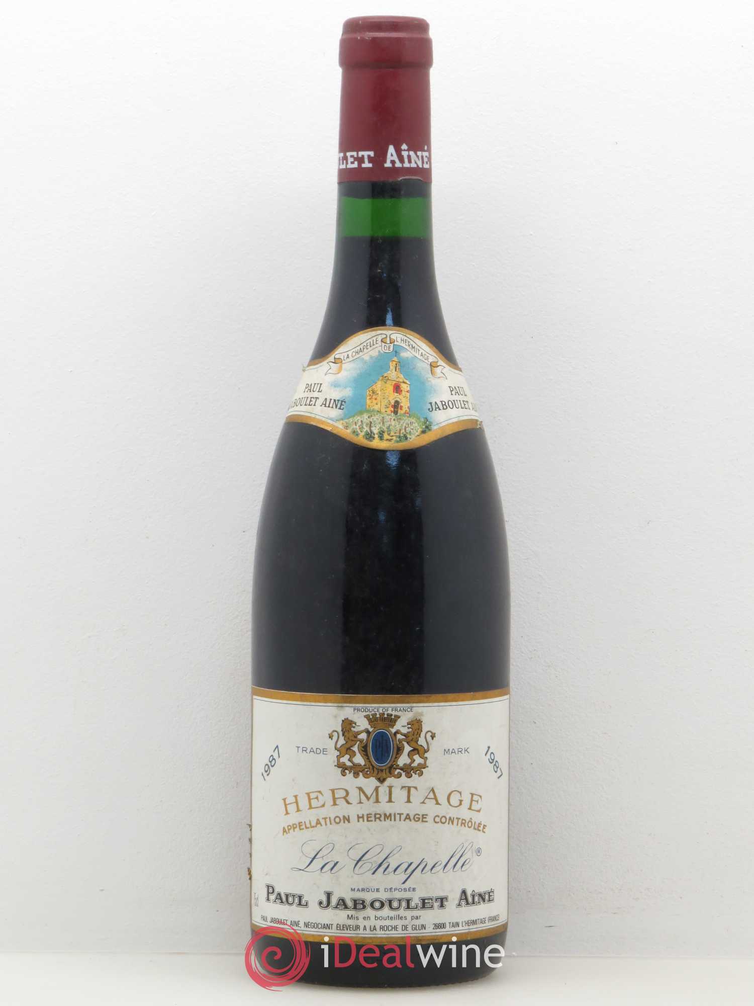 Hermitage La Chapelle Paul Jaboulet Ainé 1987 - Lot de 1 bouteille - 0