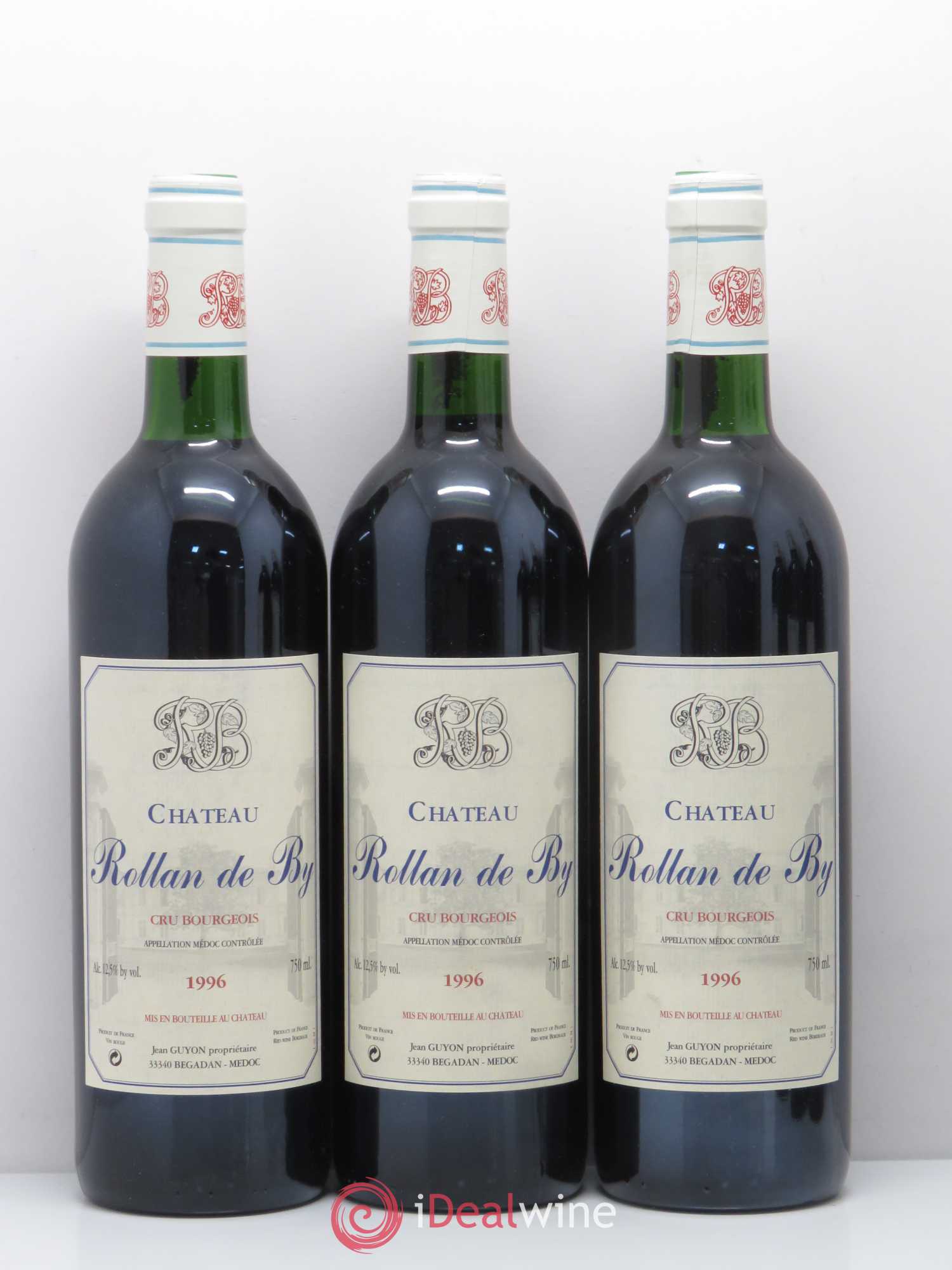 Château Rollan de By Cru Bourgeois 1996 - Lot de 6 bouteilles - 1