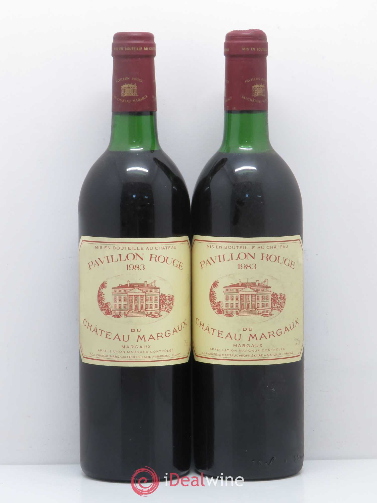 Pavillon Rouge du Château Margaux Second Vin 1983 - Lot de 2 bouteilles - 0