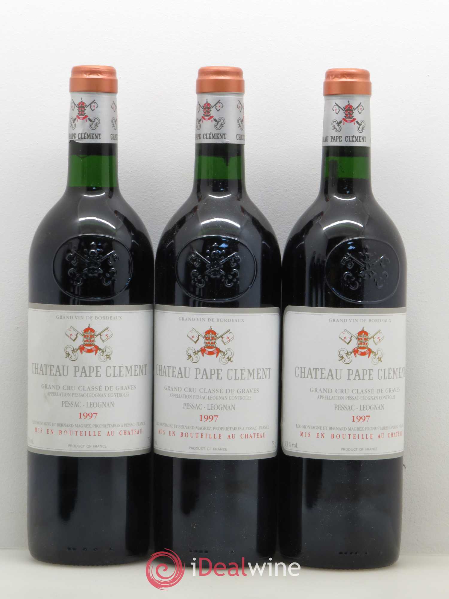 Château Pape Clément Cru Classé de Graves 1997 - Lot de 6 bouteilles - 1